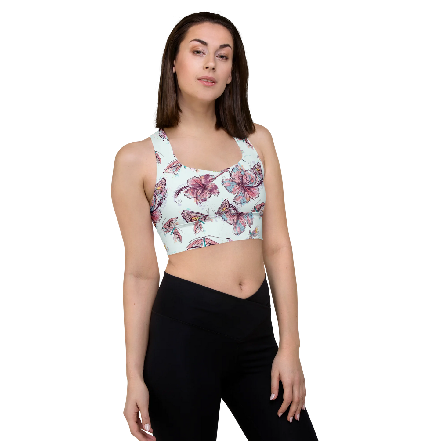 Autumn Serenade Longline Sports Bra