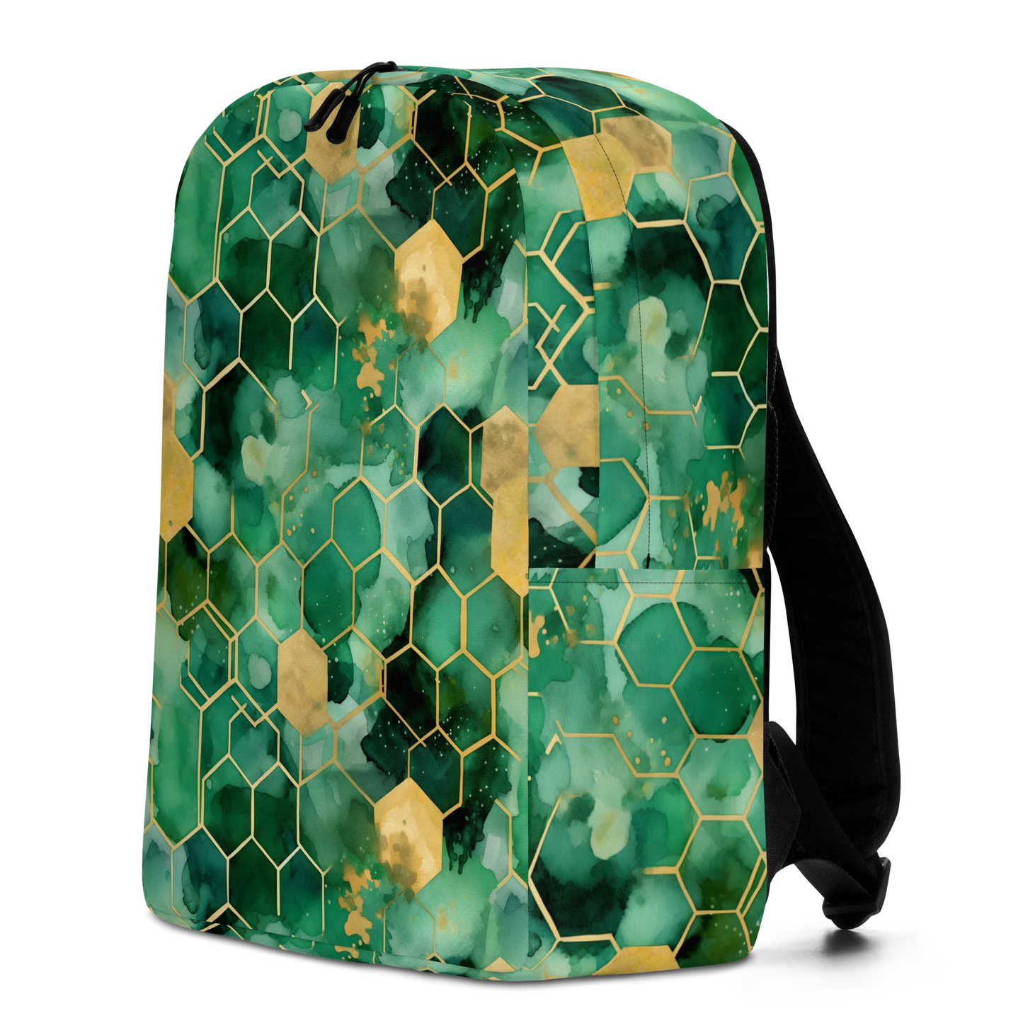 Abstract Verdant Elegance Backpack