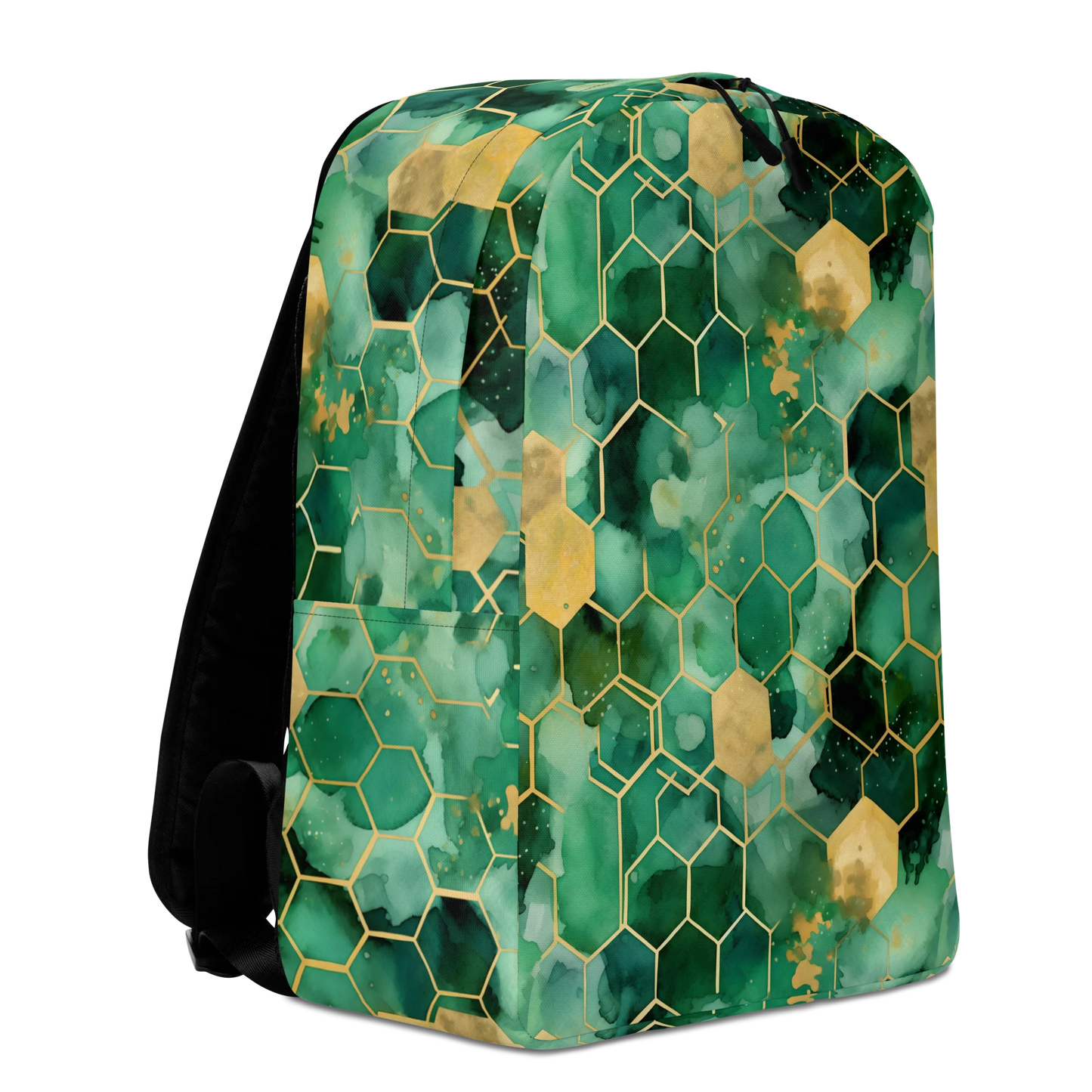 Abstract Verdant Elegance Backpack