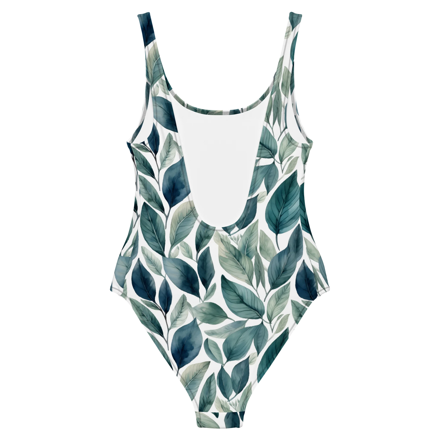 Sleek Foliage One-Piece Swimsuit