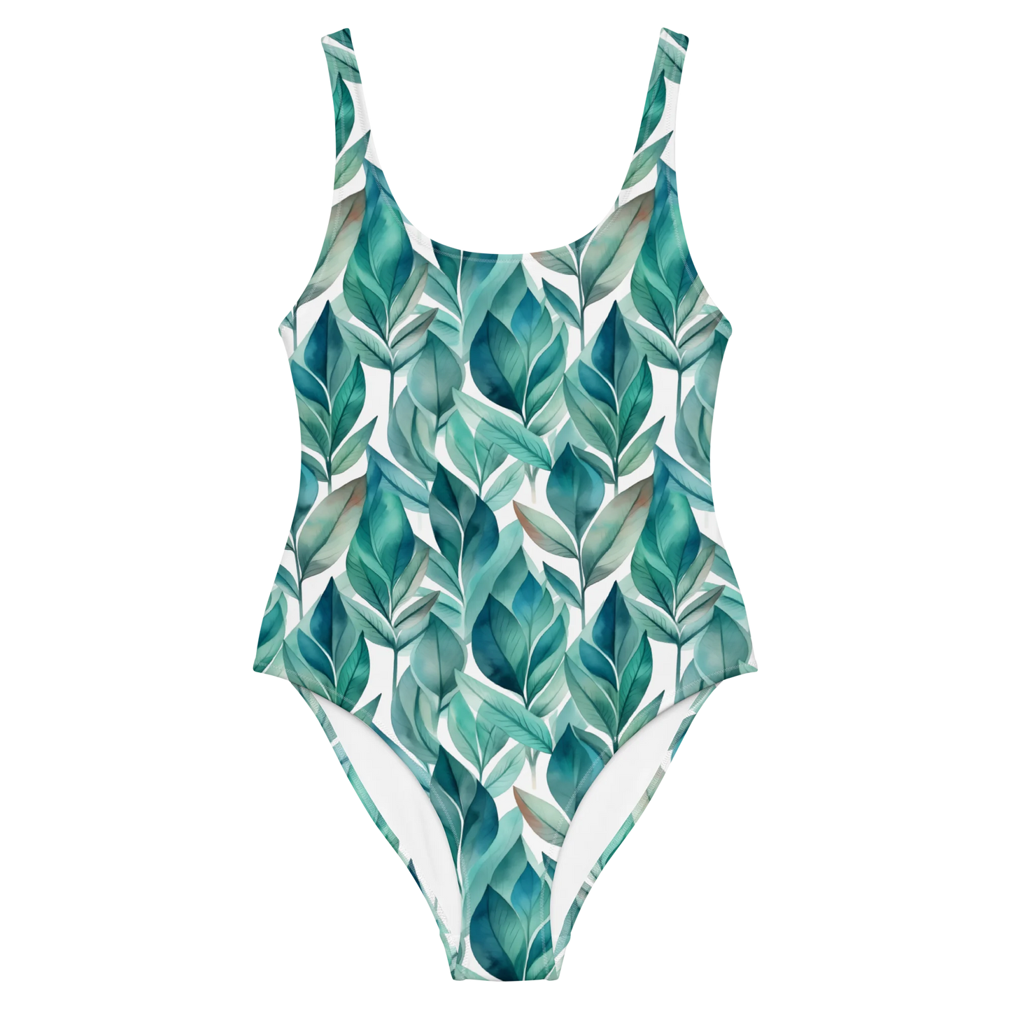 Leafy Chic One-Piece Swimsuit