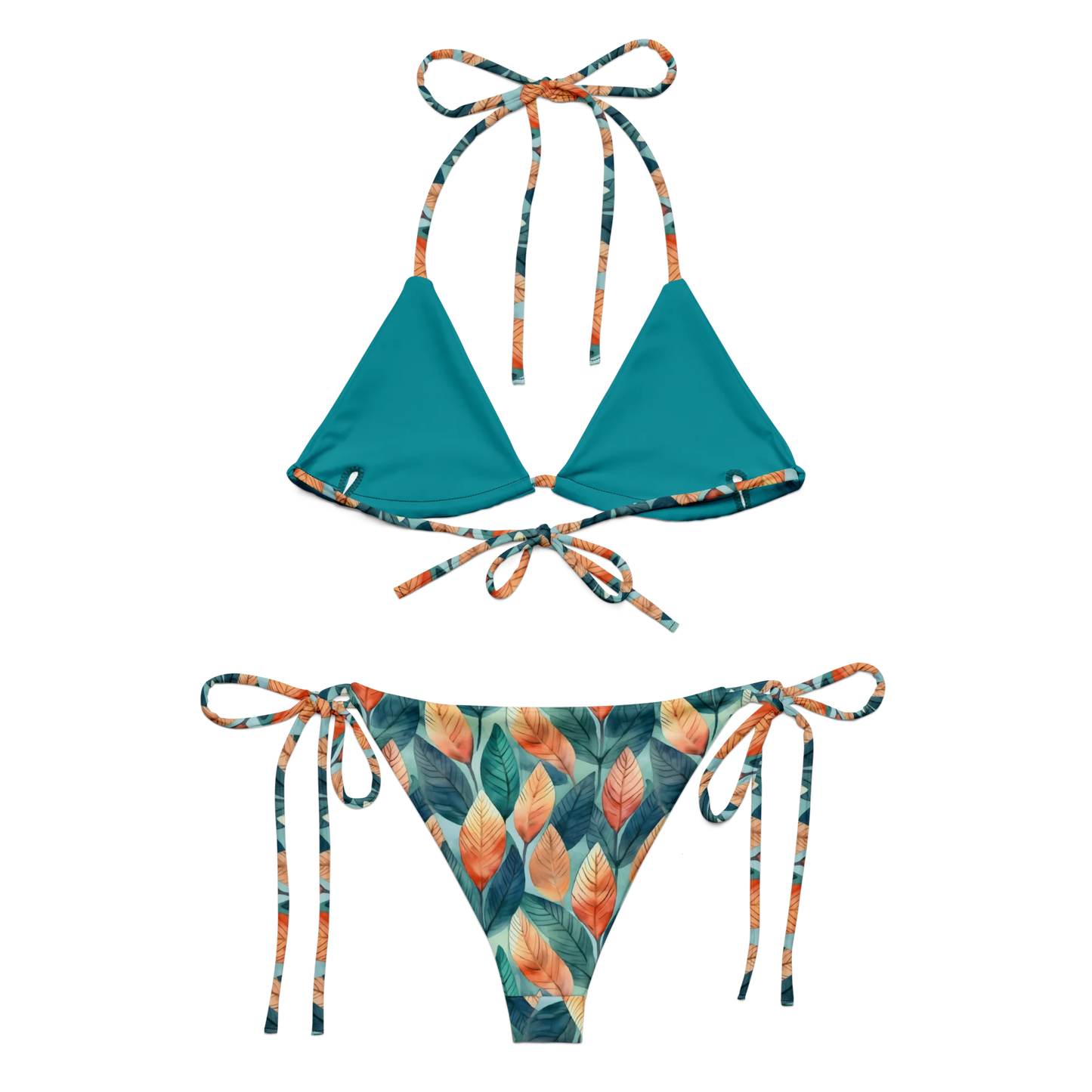 Leafy Minimalism Recycled Bikini
