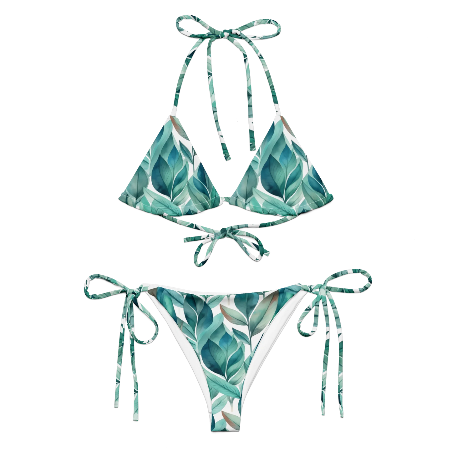 Leafy Chic Recycled Bikini