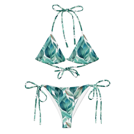 Leafy Chic Recycled Bikini