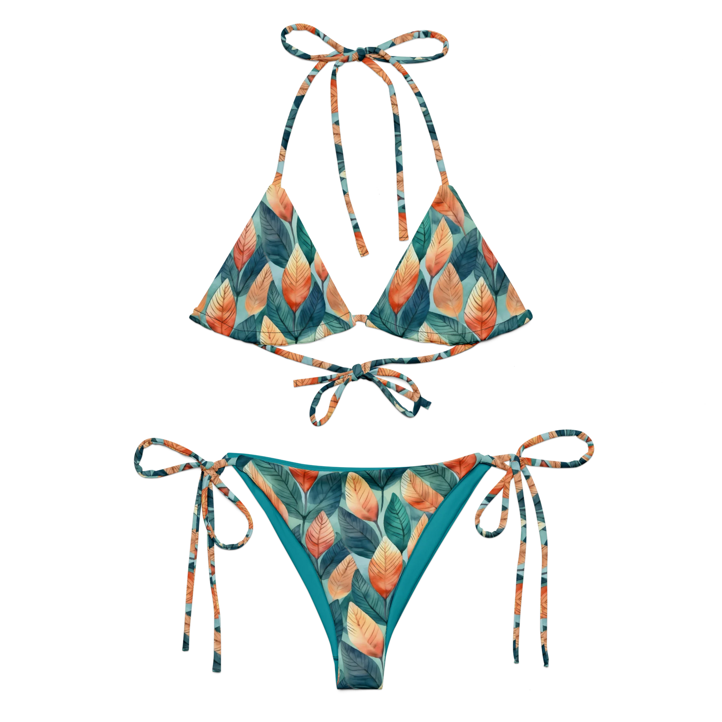 Leafy Minimalism Recycled Bikini