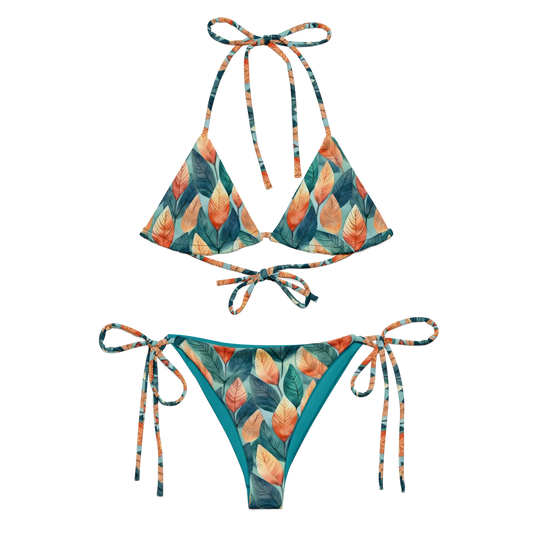 Leafy Minimalism Recycled Bikini