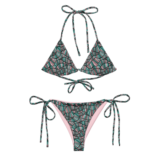 Gren'n'rose Artistic Abstractions Recycled Bikini