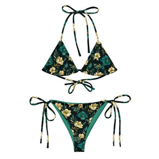 Minimalist Blooms Recycled Bikini