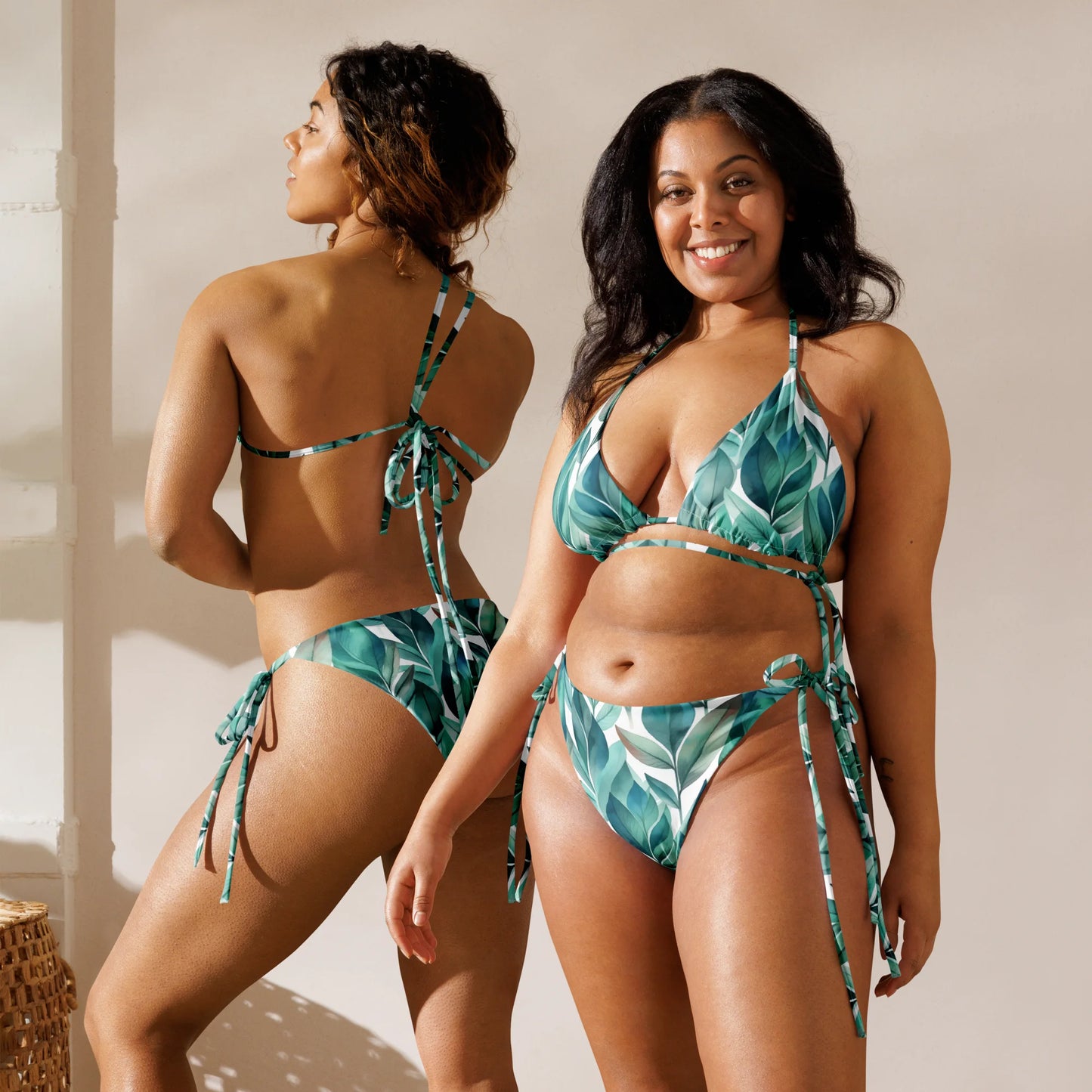 Leafy Chic Recycled Bikini