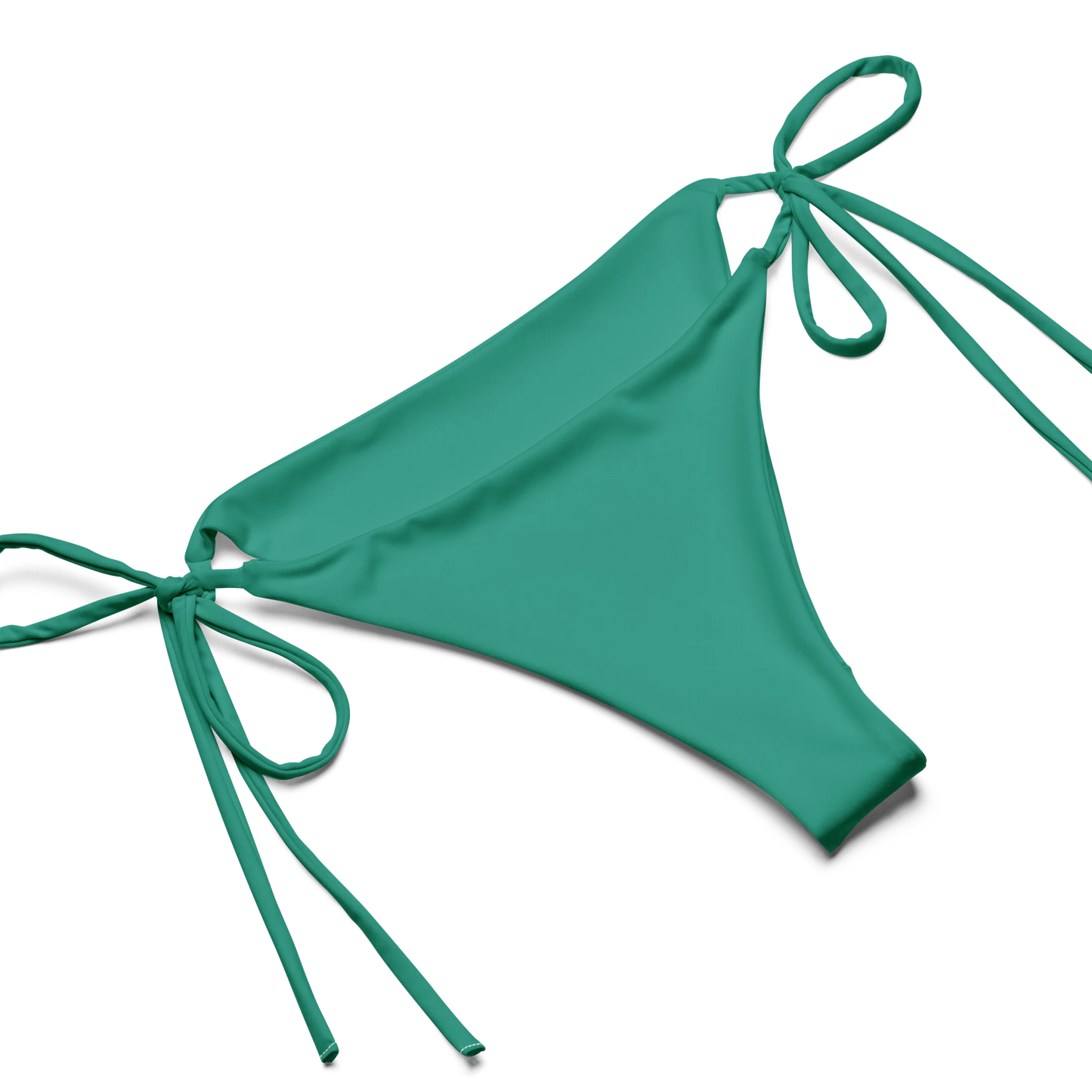 Marine Green Basic Recycled String Bikini