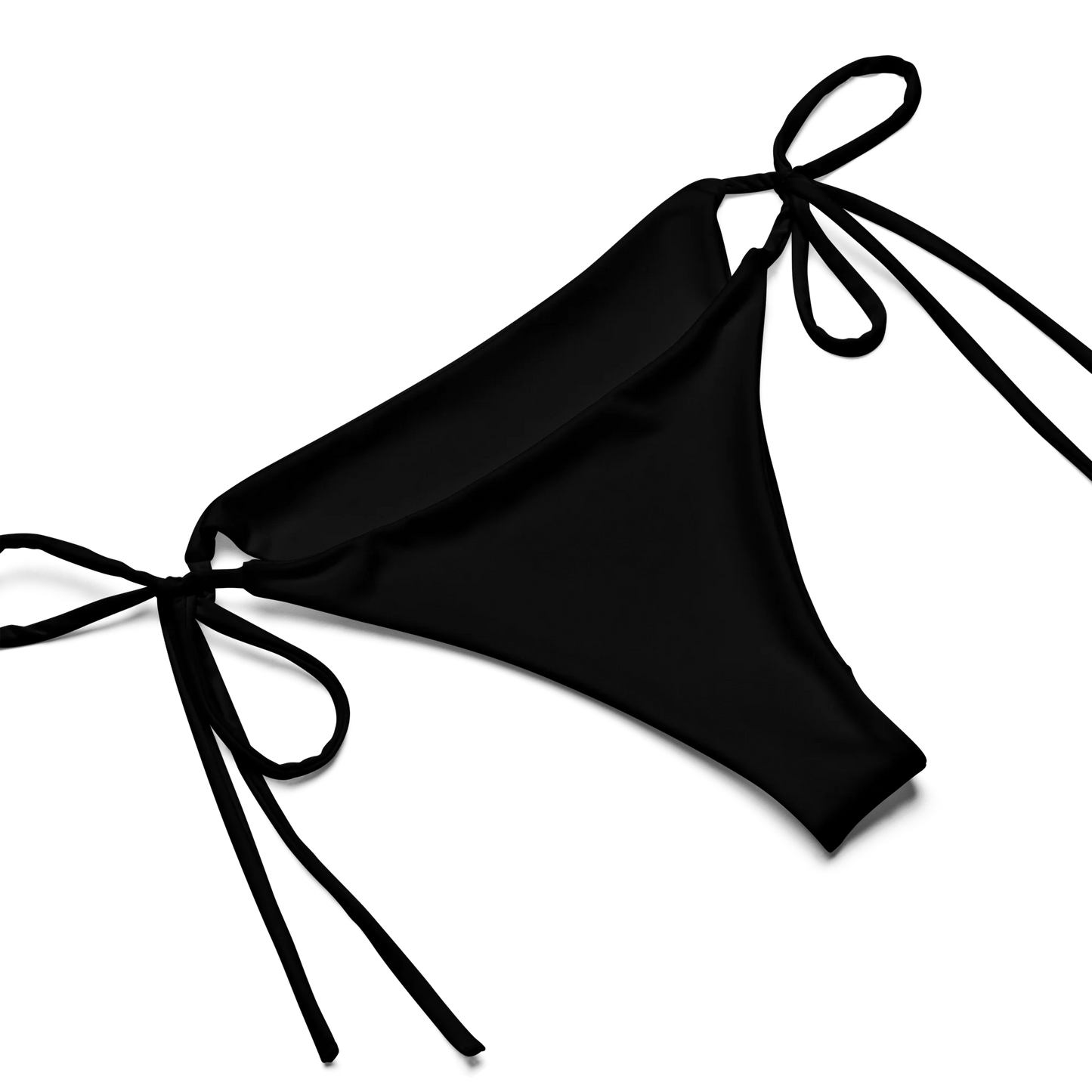 Crystal Black Basic Basic Recycled String Bikini