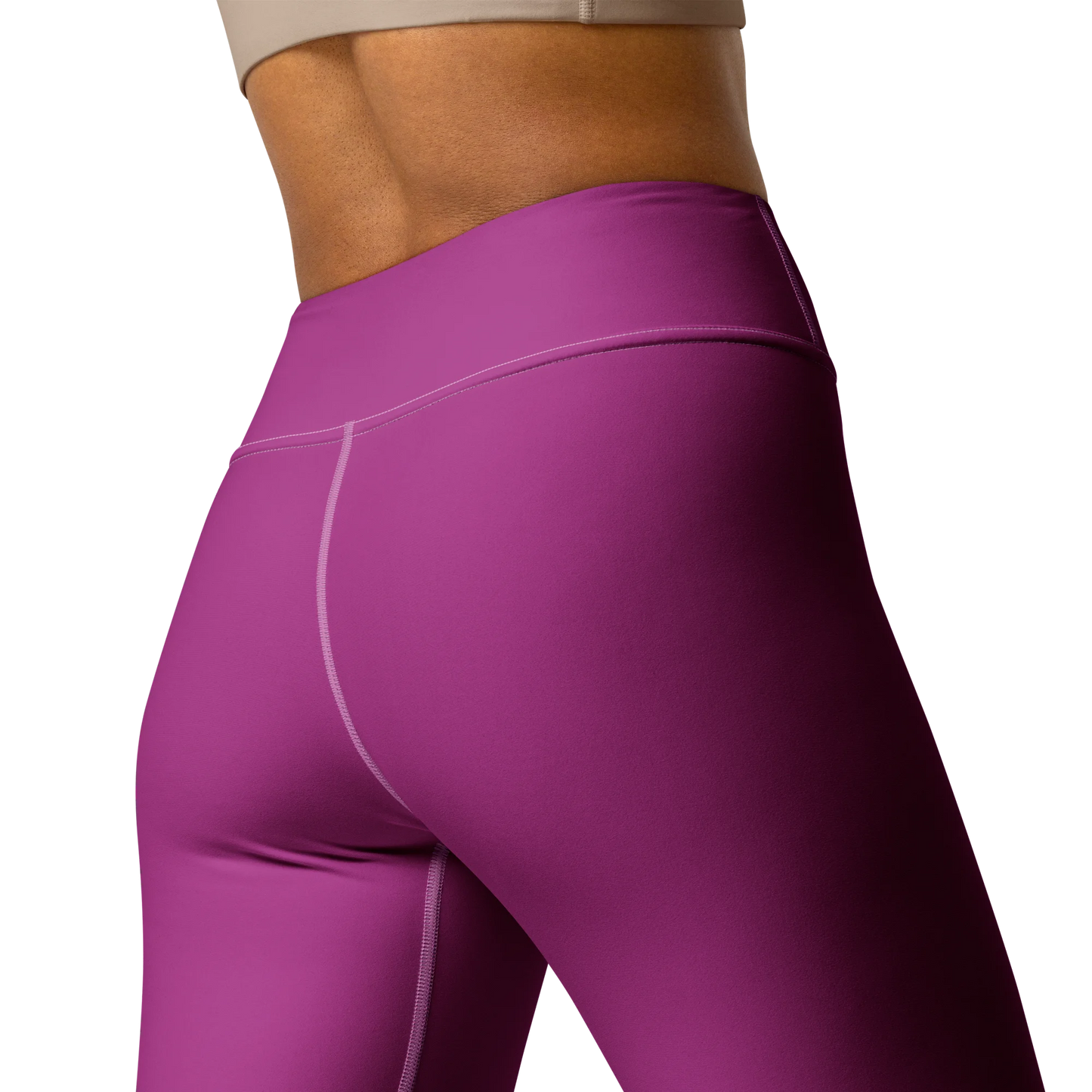 Blooming Violet Basic Yoga Leggings