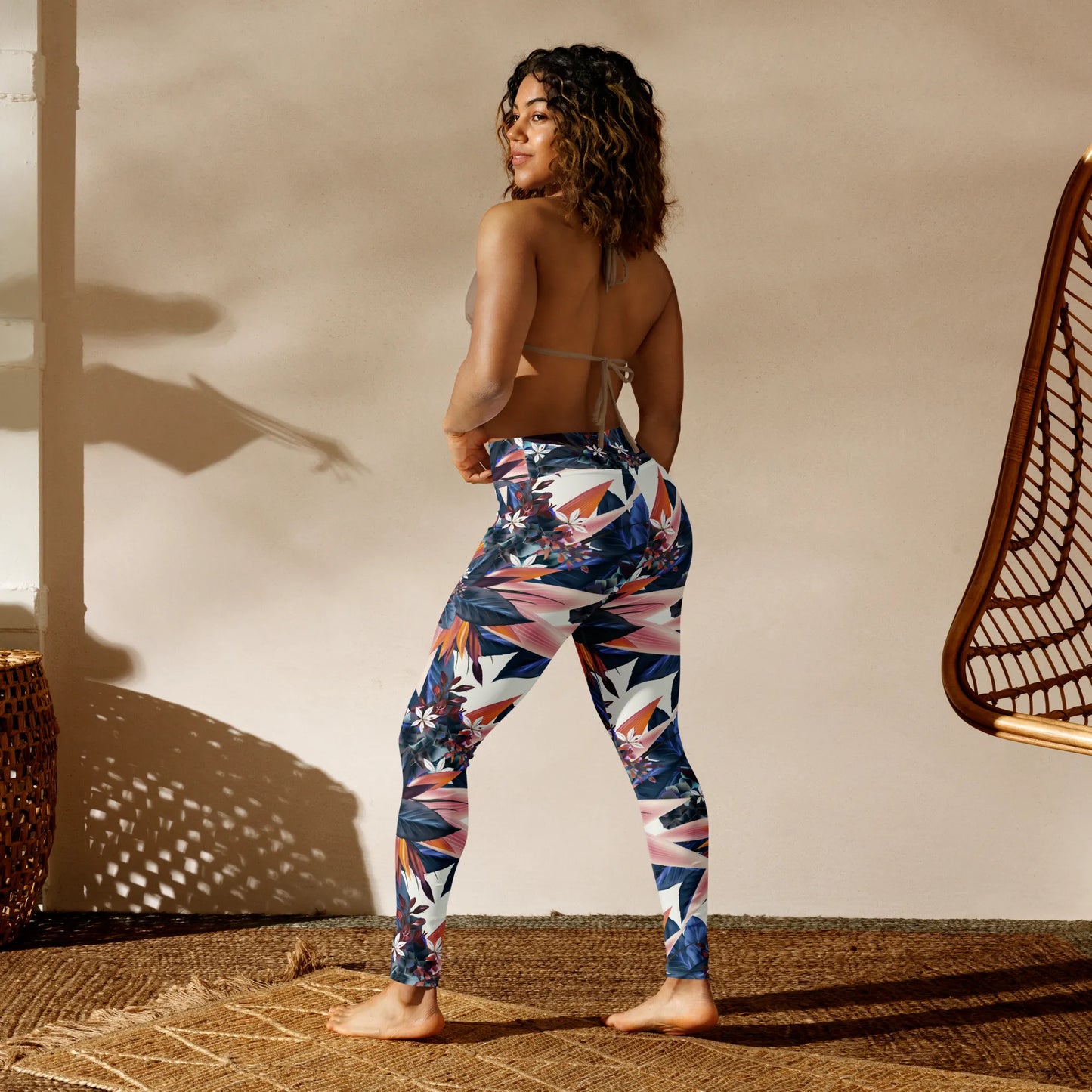 Tropical Beauty Yoga Leggings
