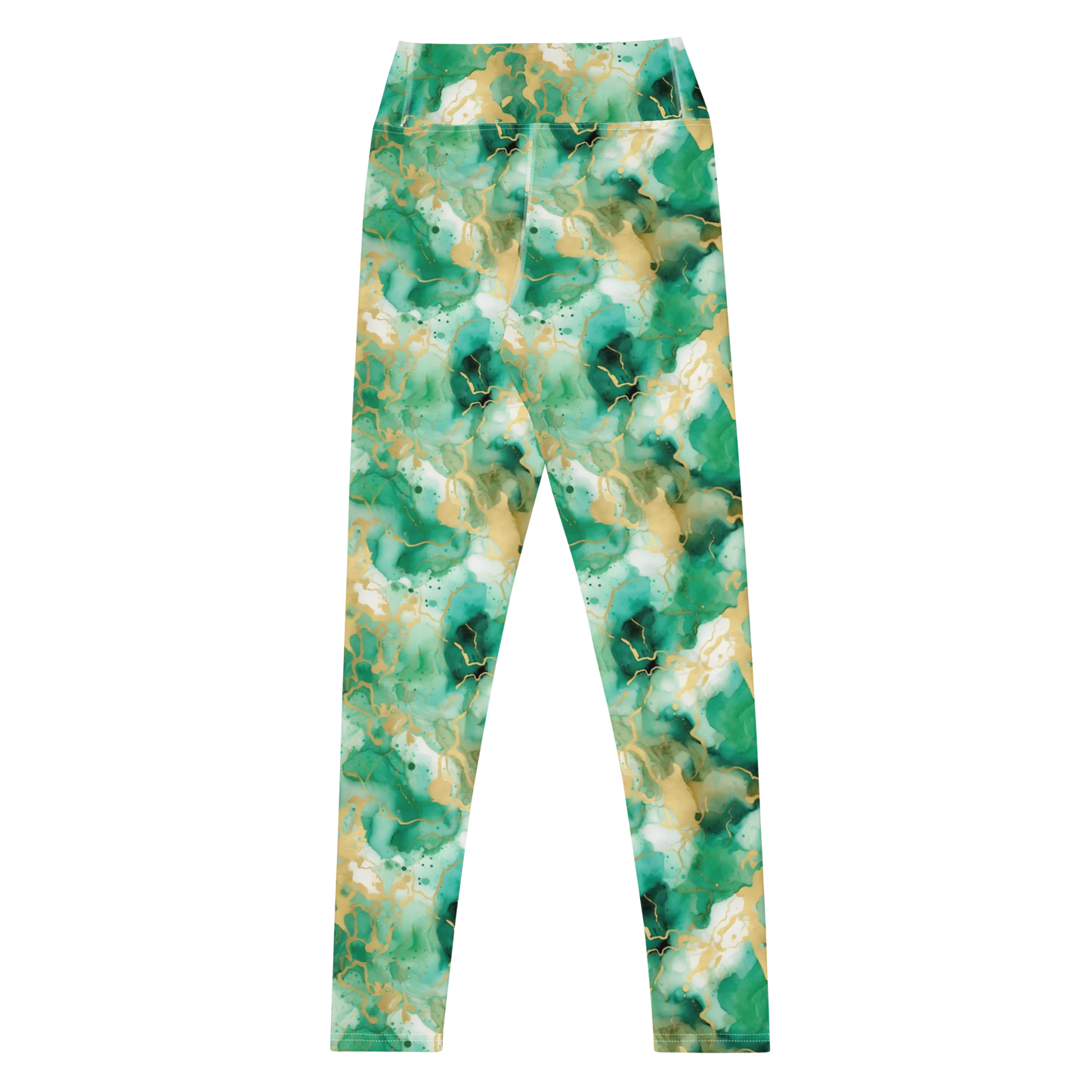 Simplicity in Green Yoga Leggings