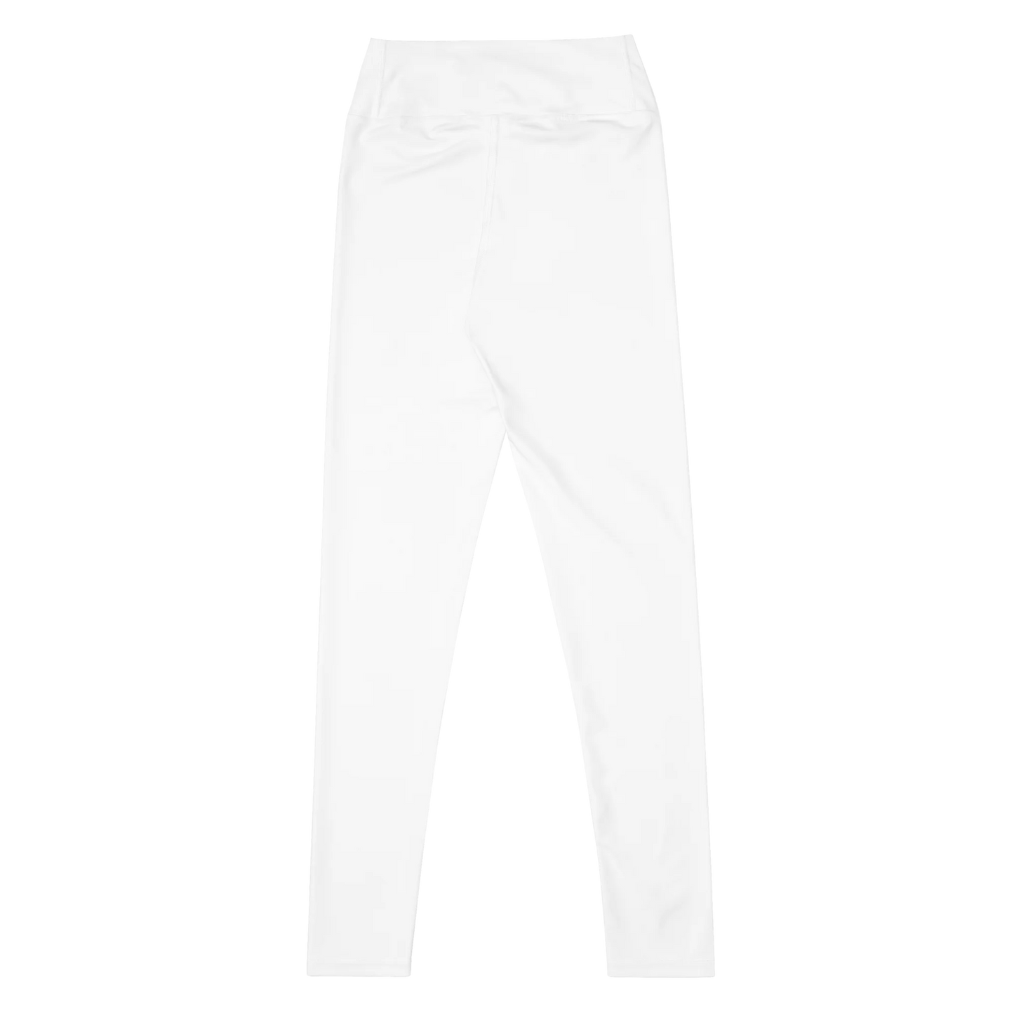 Brilliant White Basic Yoga Leggings