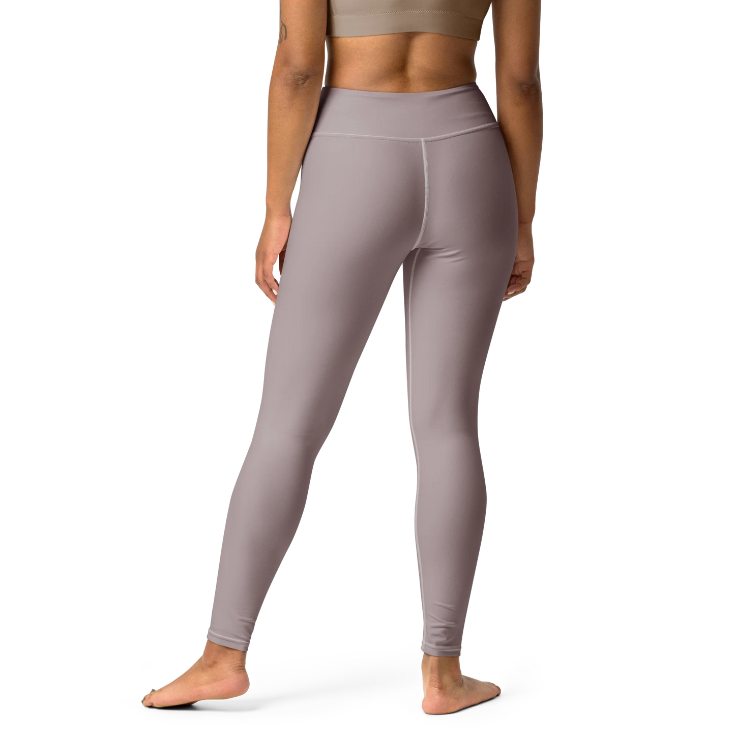 Pinkish Gray Basic Yoga Leggings