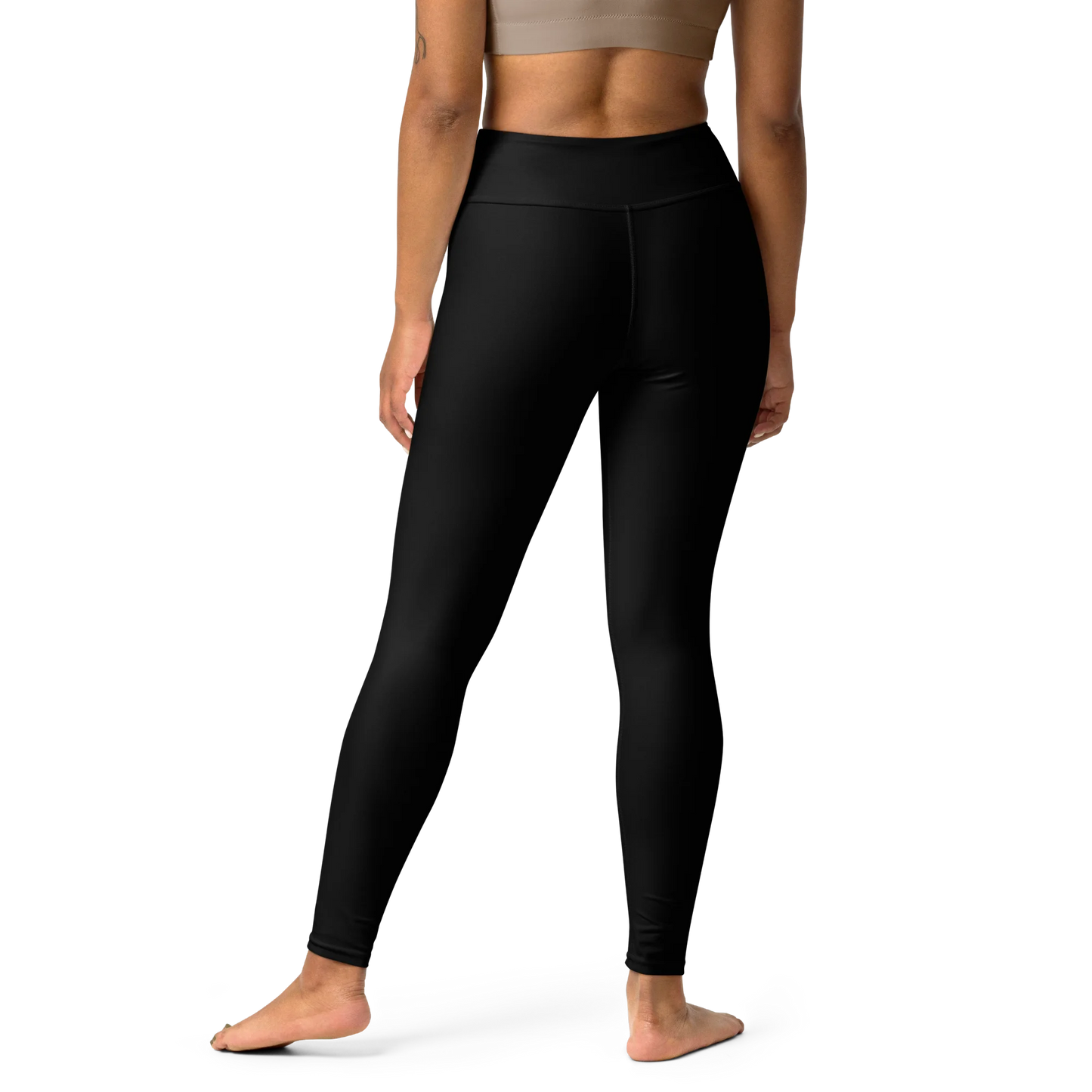 Crystal Black Basic Yoga Leggings