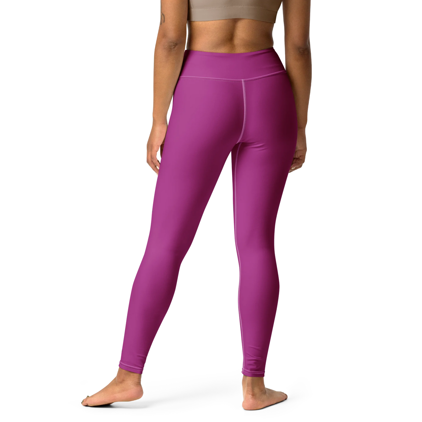 Blooming Violet Basic Yoga Leggings
