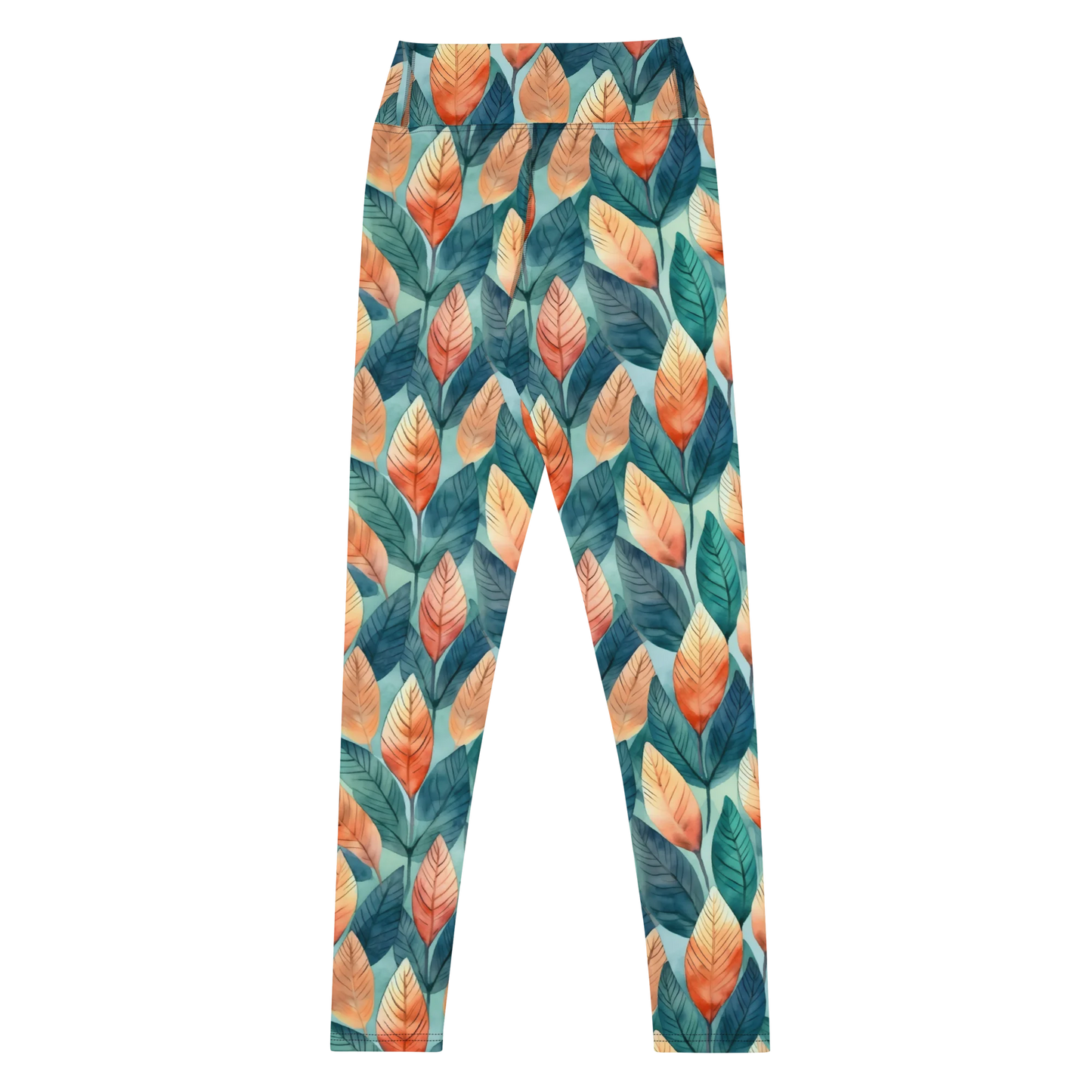 Leafy Minimalism Yoga Leggings