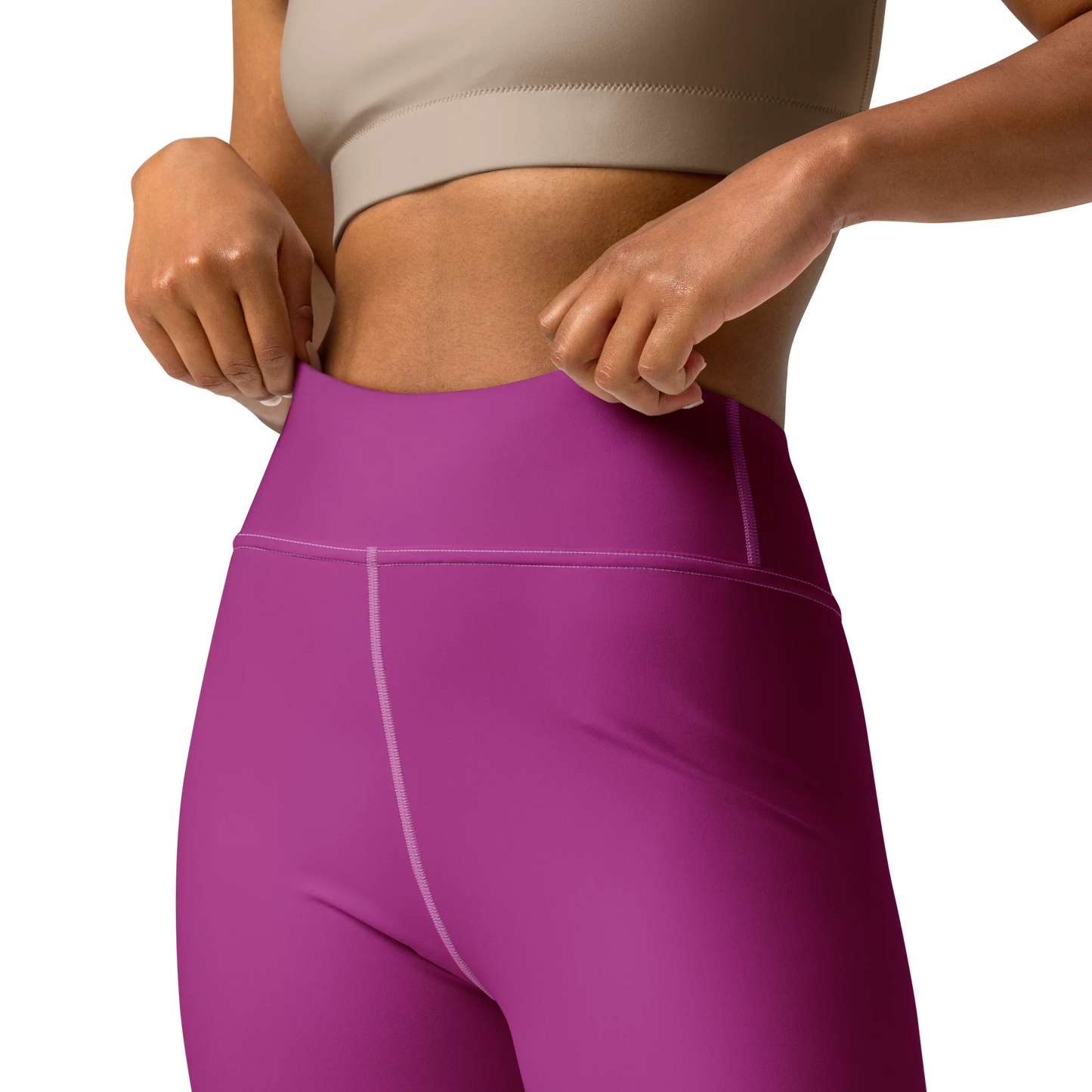 Blooming Violet Basic Yoga Leggings