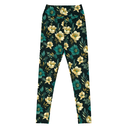 Minimalist Blooms Yoga Leggings
