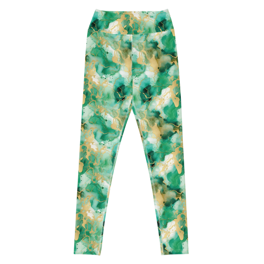 Simplicity in Green Yoga Leggings
