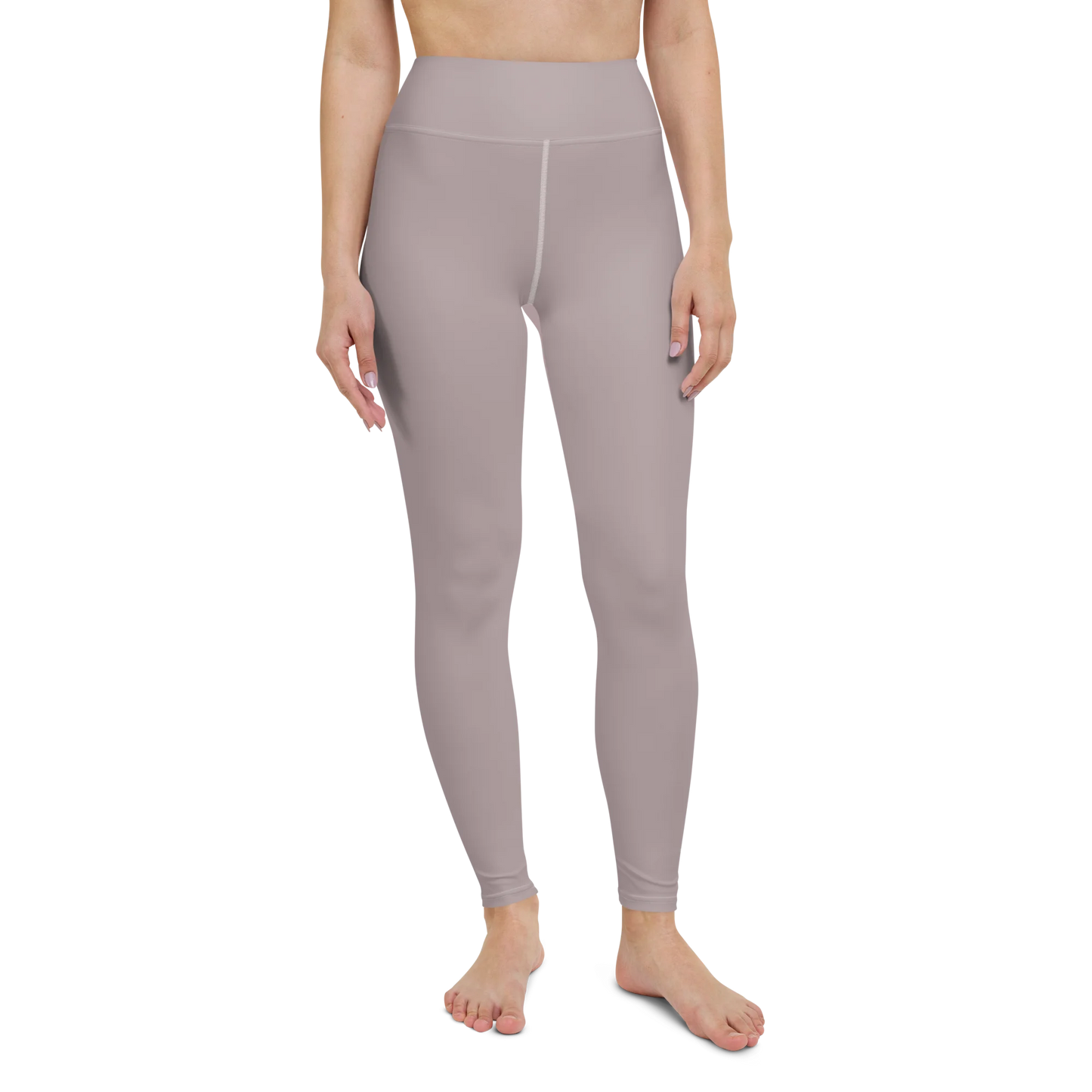 Pinkish Gray Basic Yoga Leggings