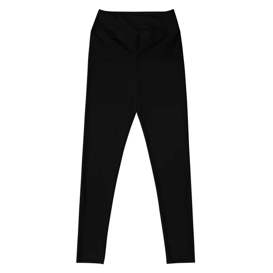 Crystal Black Basic Yoga Leggings