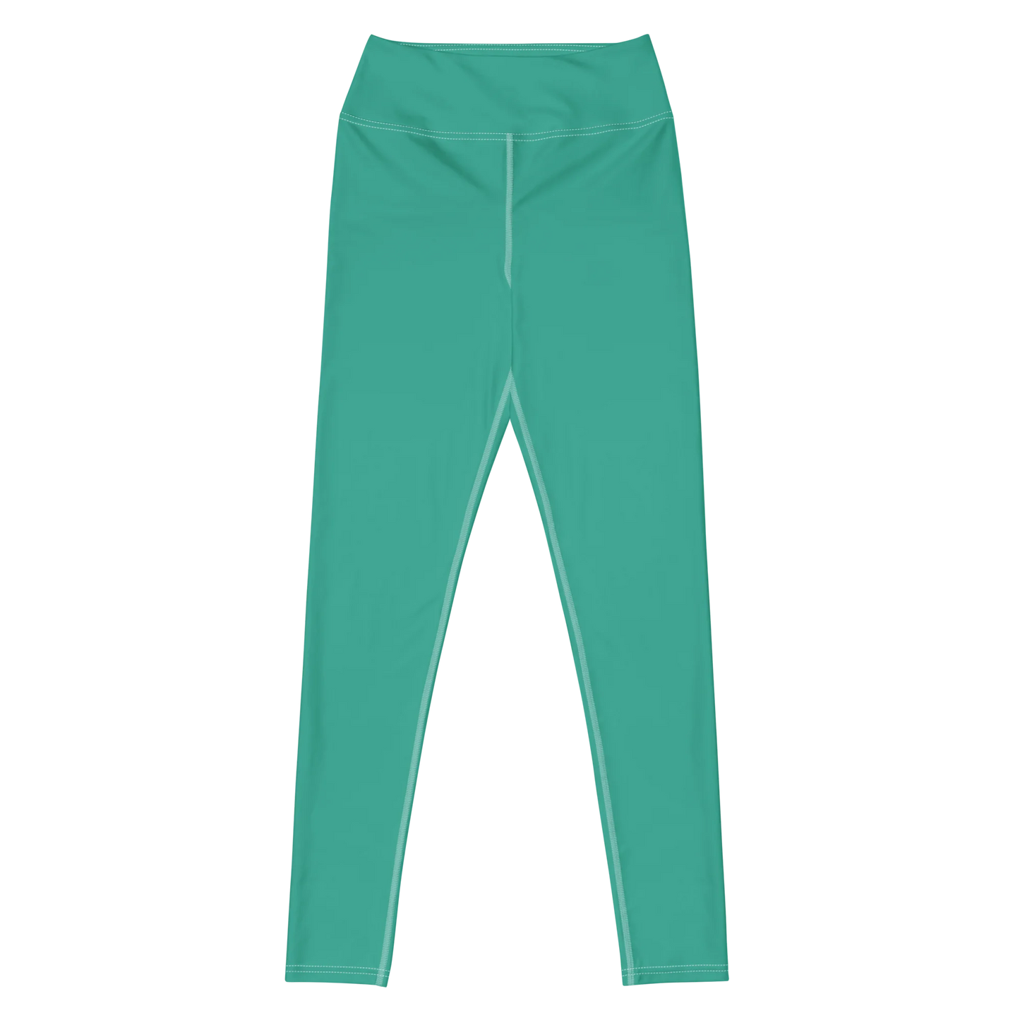 Marine Green Basic Yoga Leggings