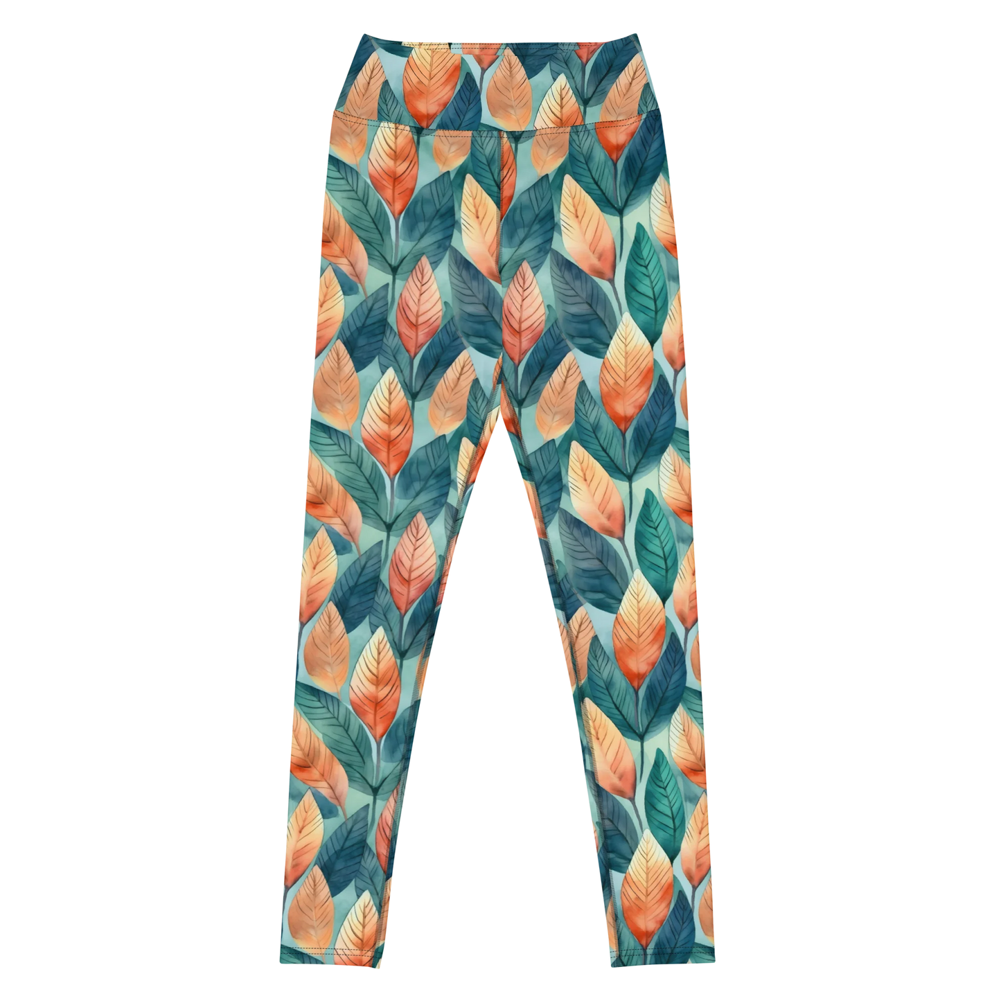 Leafy Minimalism Yoga Leggings