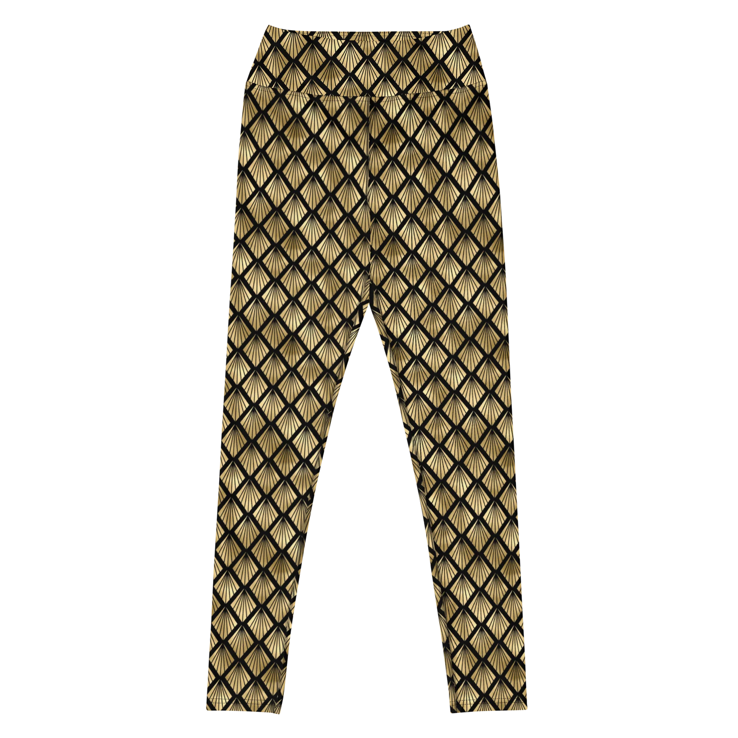 Pineapple Art Deco Fantasy Yoga Leggings