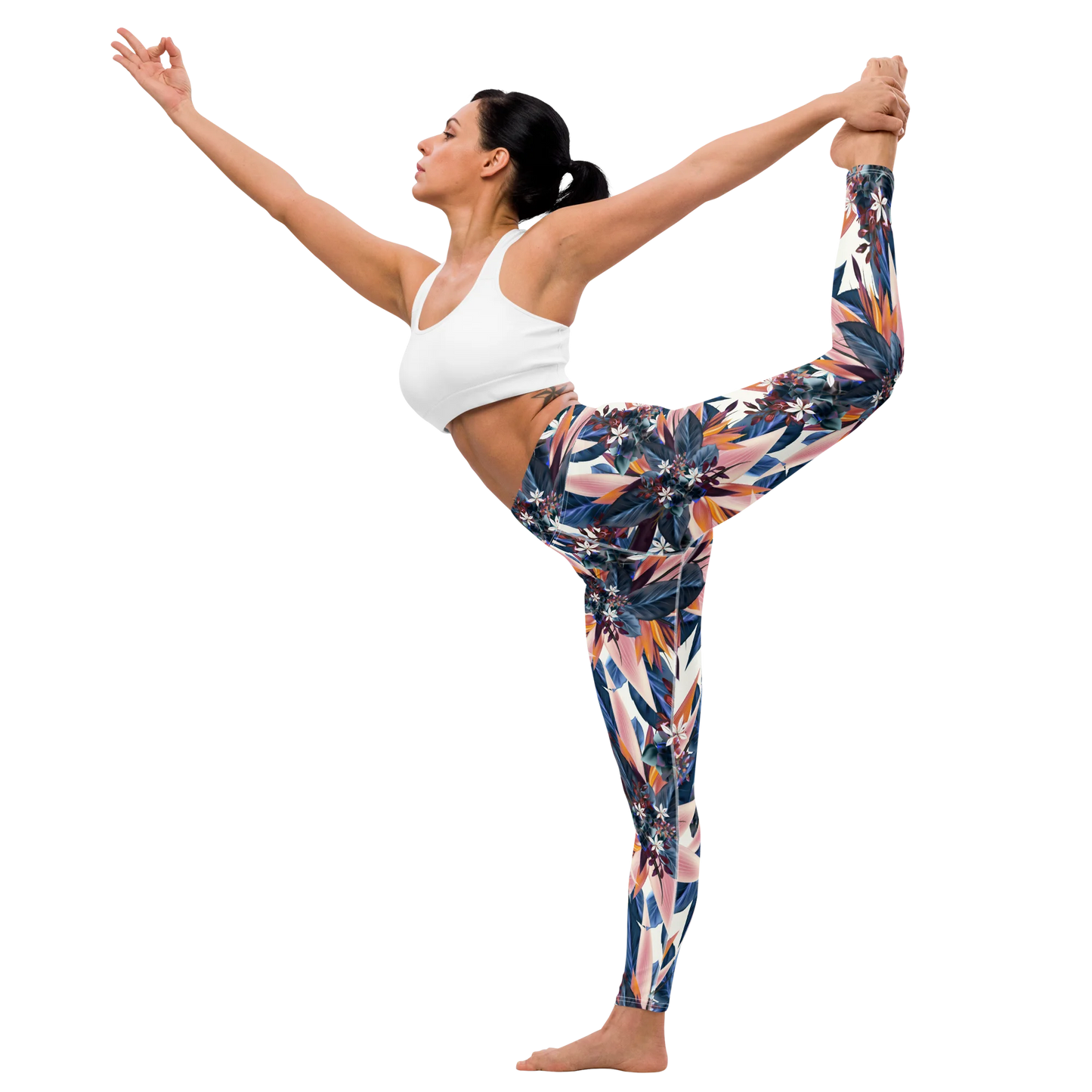 Tropical Beauty Yoga Leggings