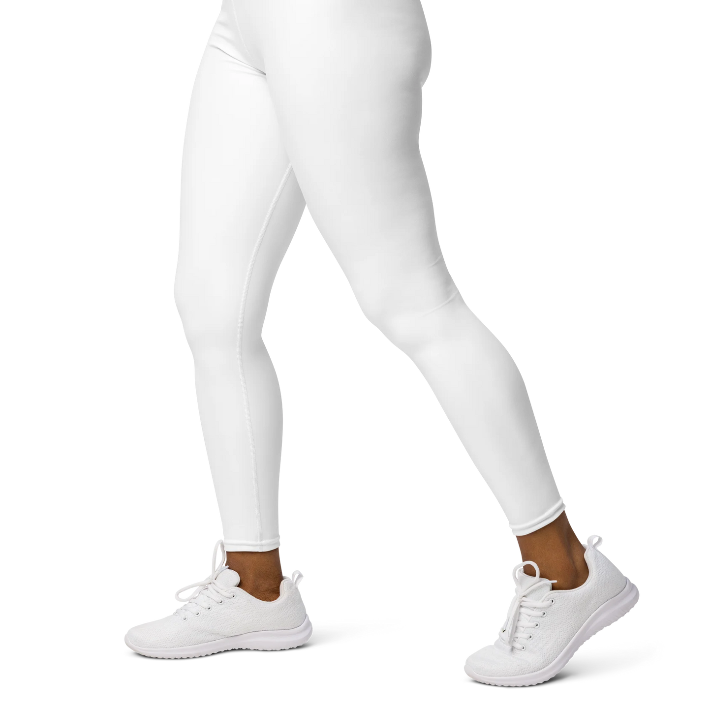 Brilliant White Basic Yoga Leggings