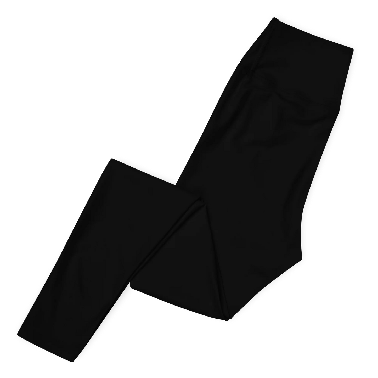 Crystal Black Basic Yoga Leggings