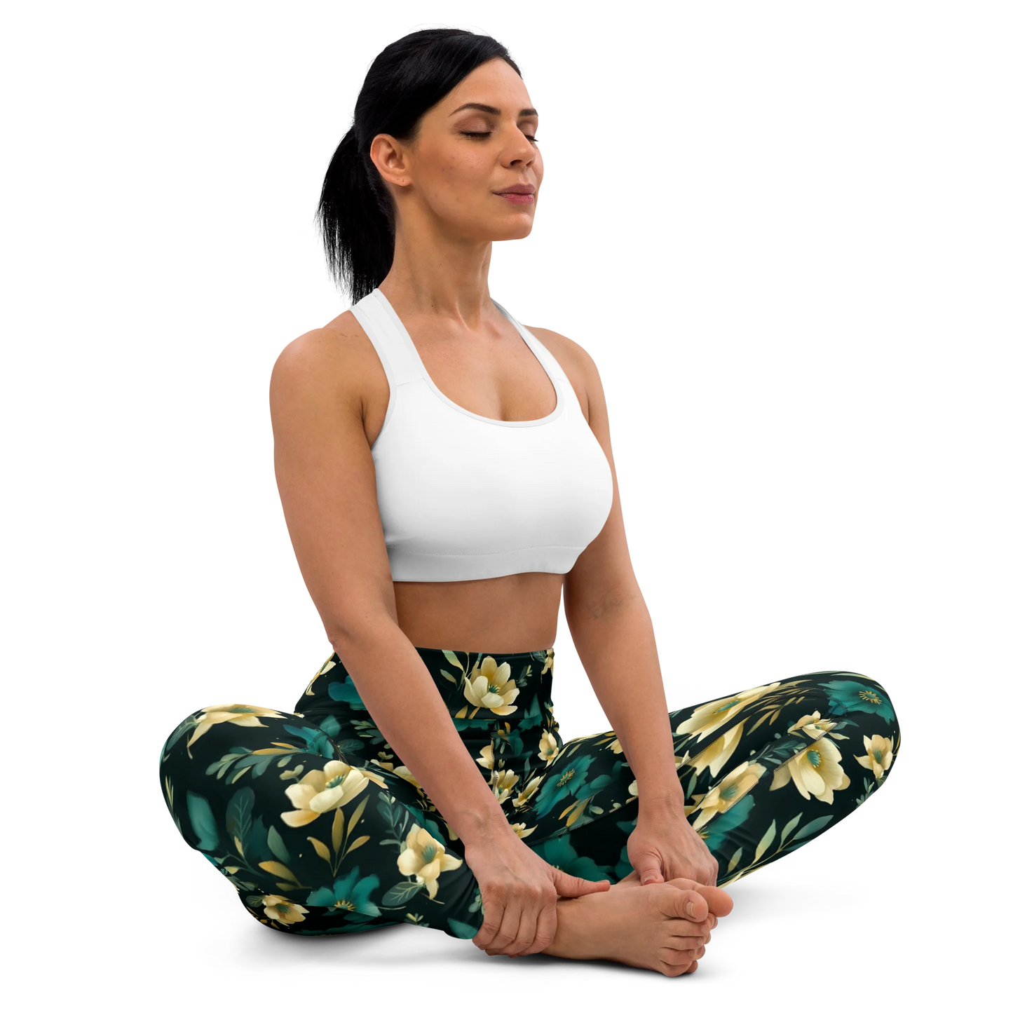 Minimalist Blooms Yoga Leggings