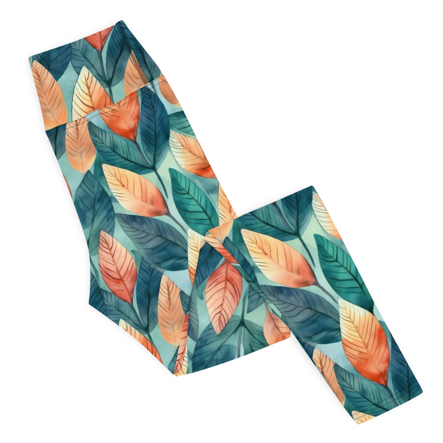 Leafy Minimalism Yoga Leggings