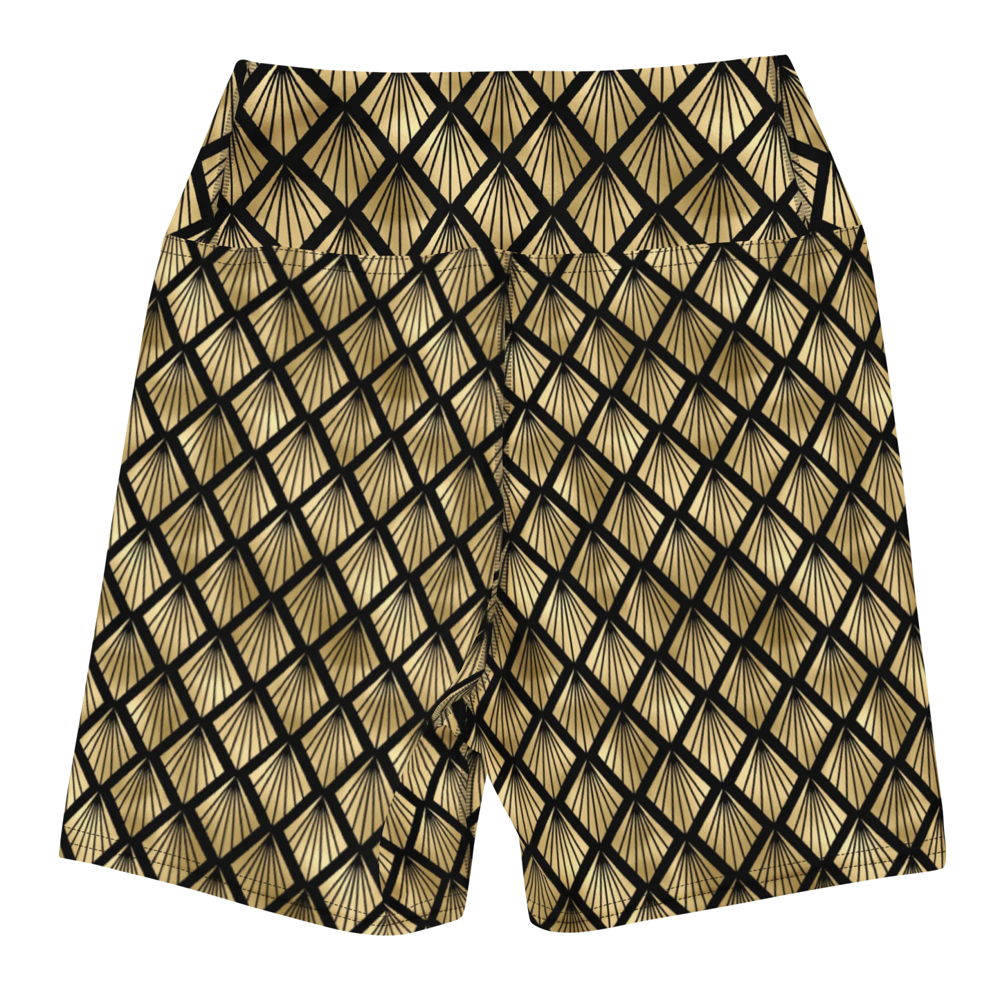 Pineapple Art Deco Fantasy Yoga Shorts