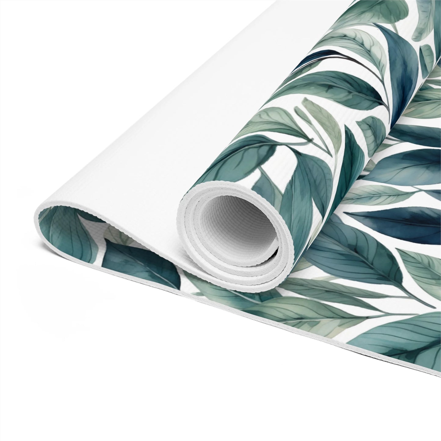 Sleek Foliage Foam Yoga Mat