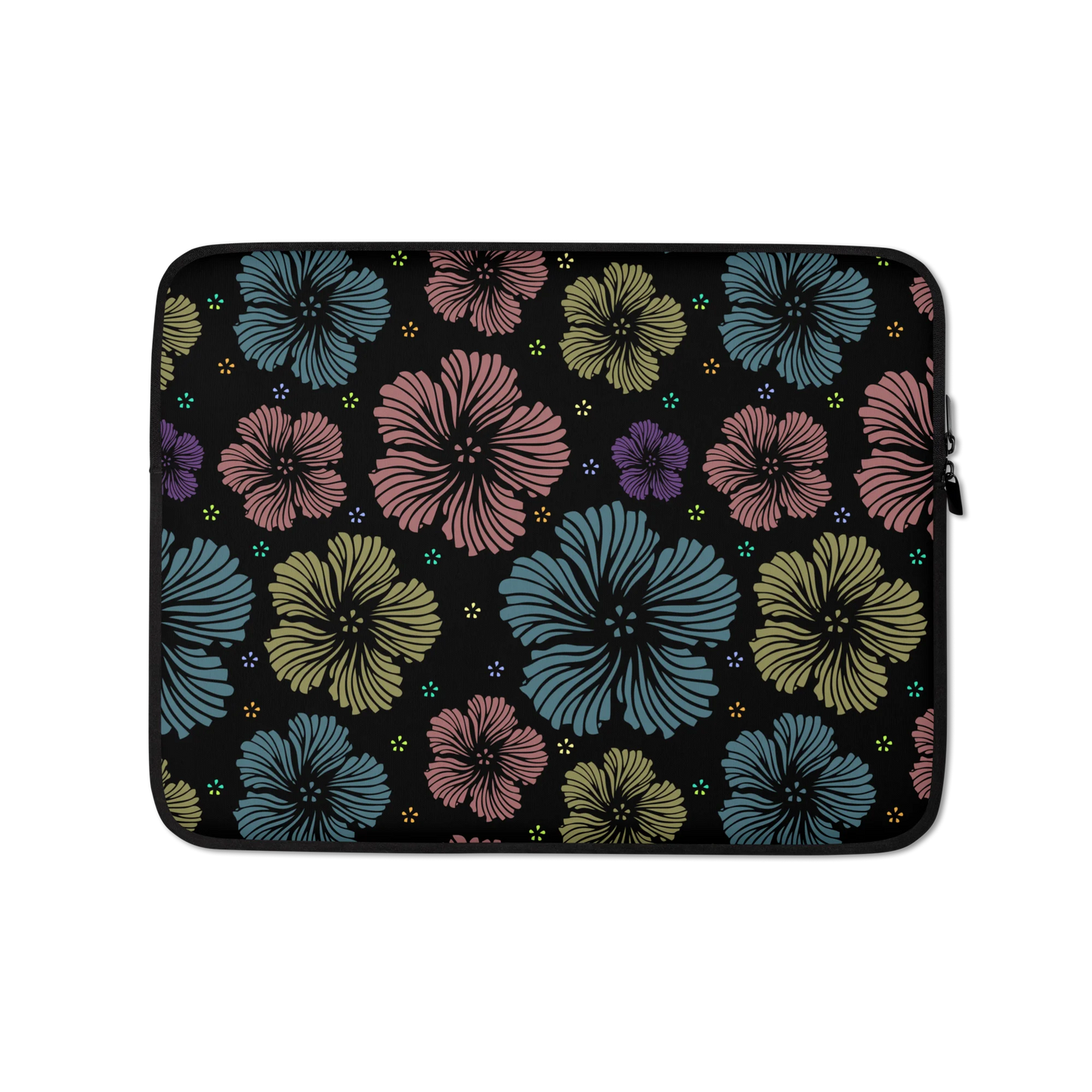 Clean Floral Vibes Laptop Sleeve