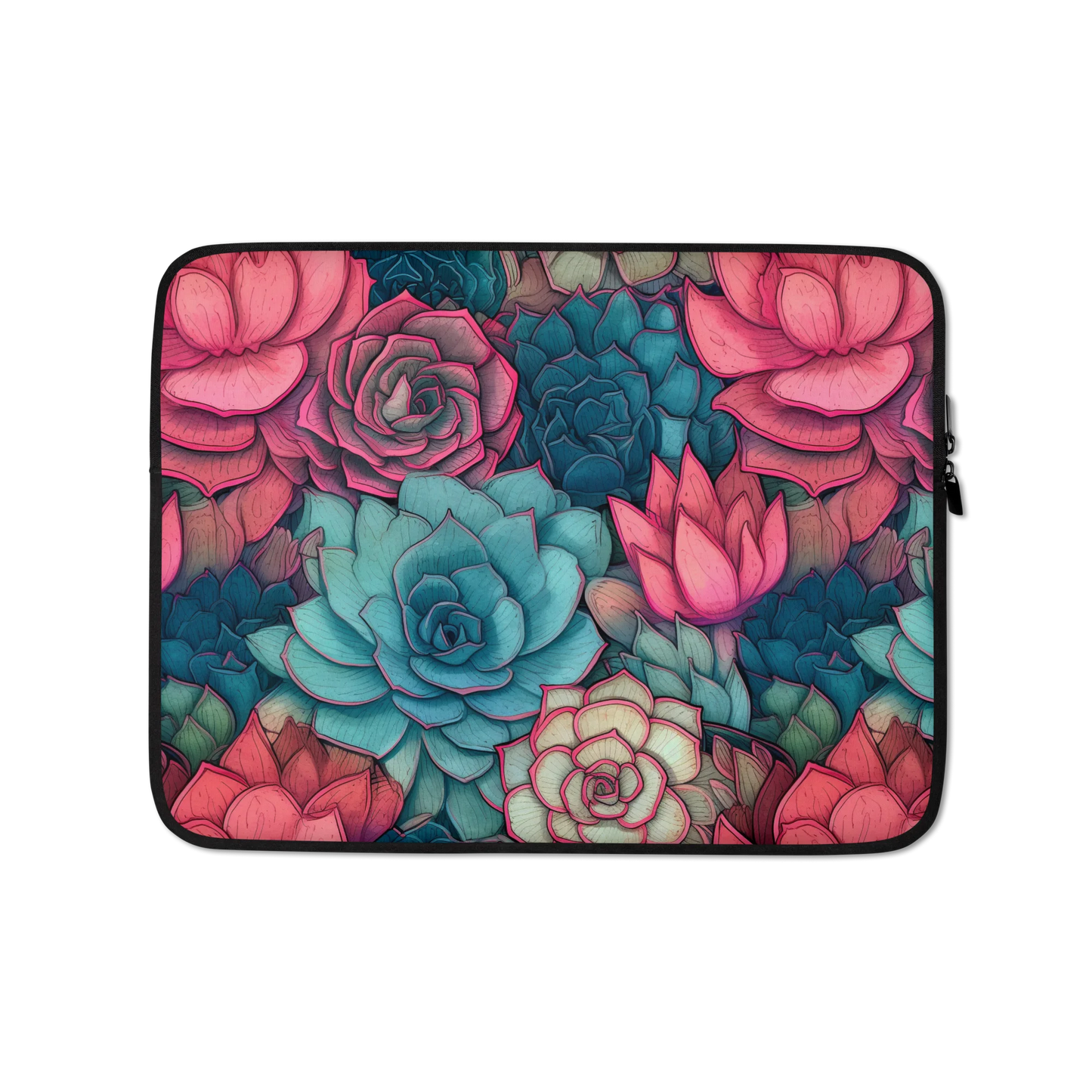 Bright Eternal Flowers Fantasy Laptop Sleeve
