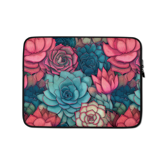 Bright Eternal Flowers Fantasy Laptop Sleeve