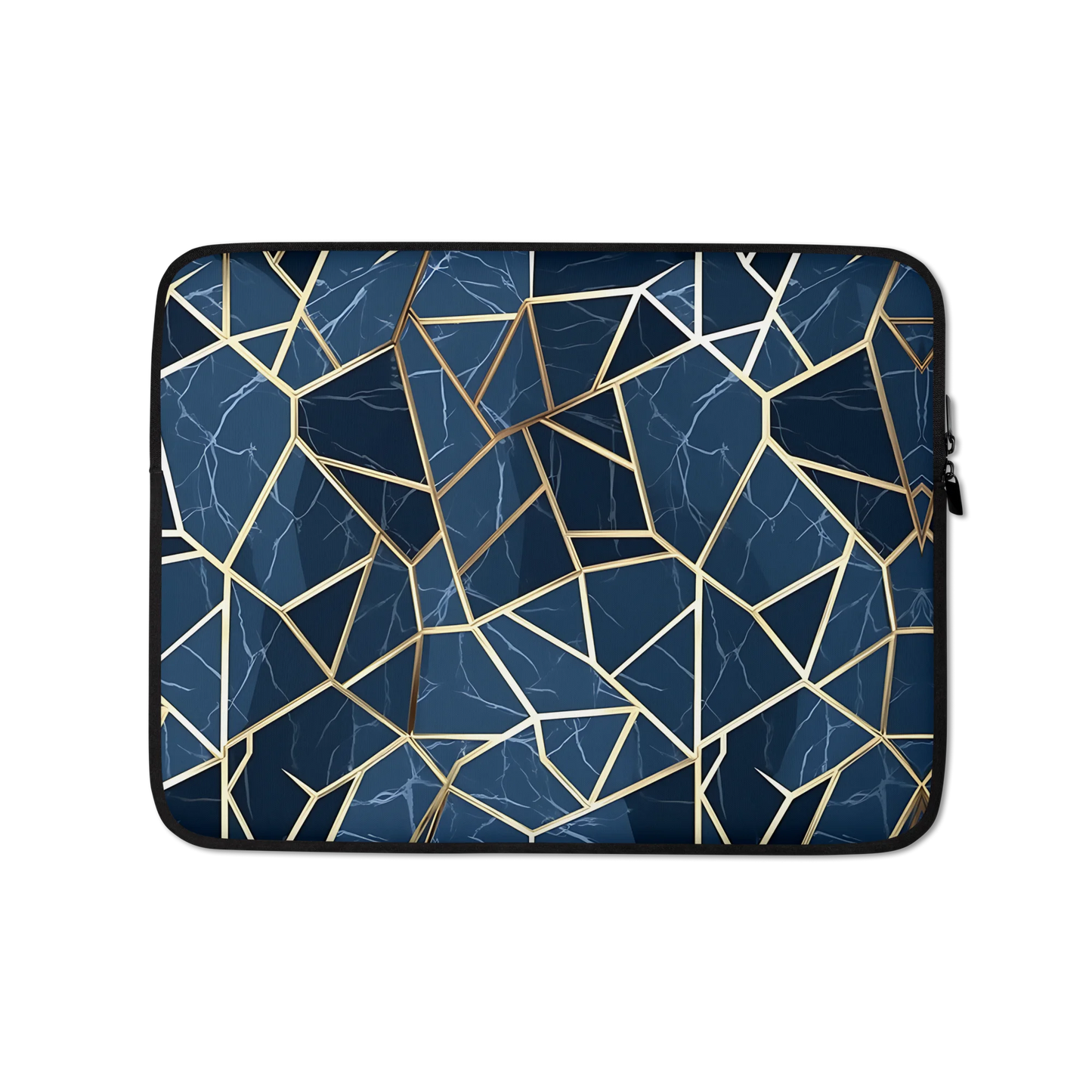 Blue Geometric Nordic Sky Laptop Sleeve