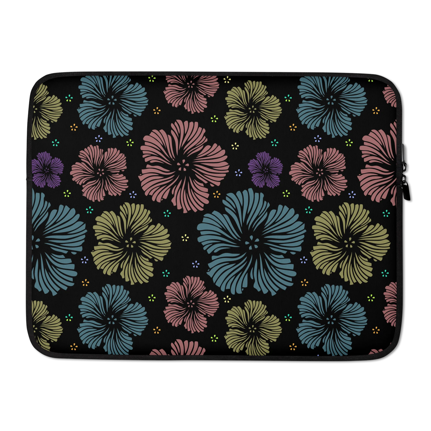 Clean Floral Vibes Laptop Sleeve