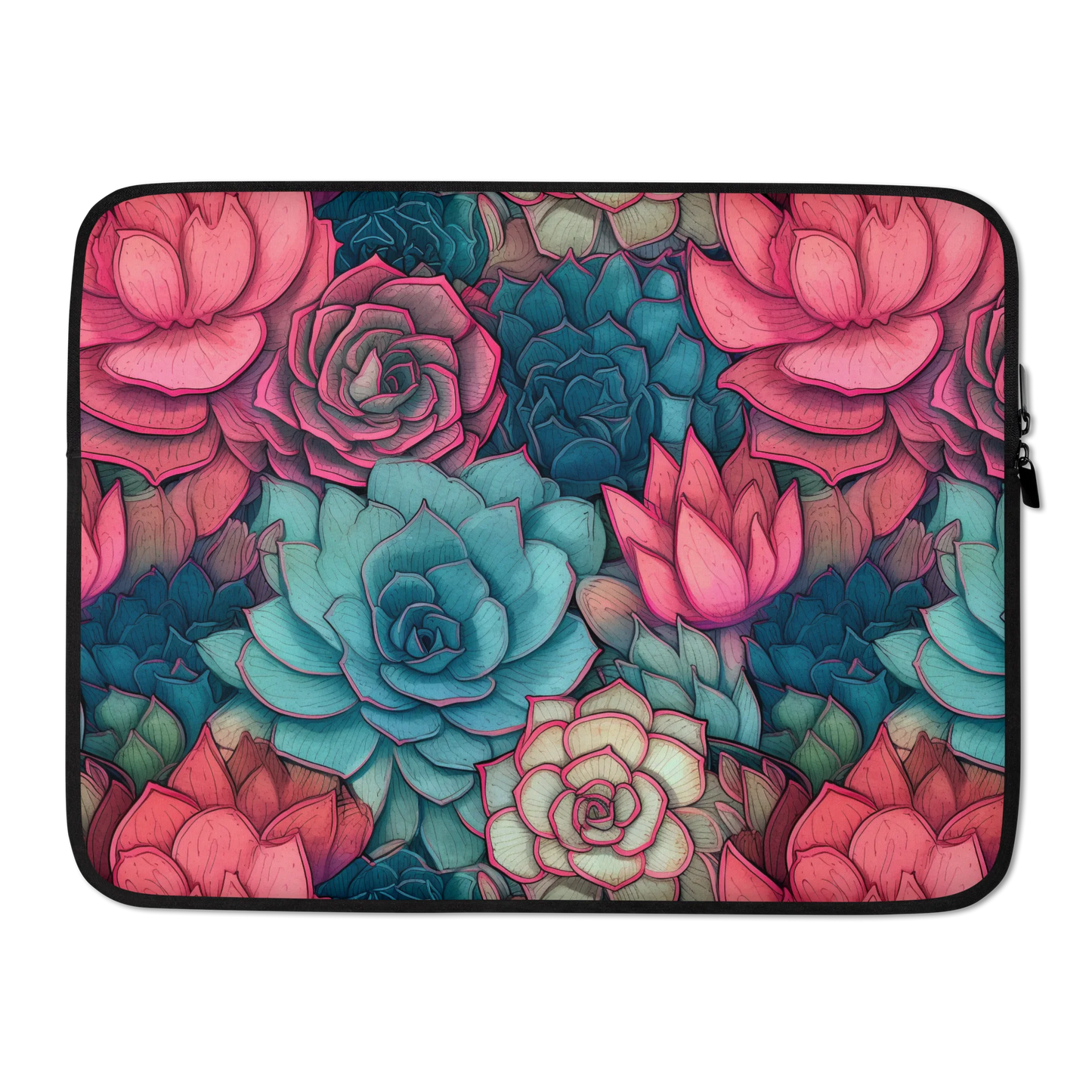 Bright Eternal Flowers Fantasy Laptop Sleeve