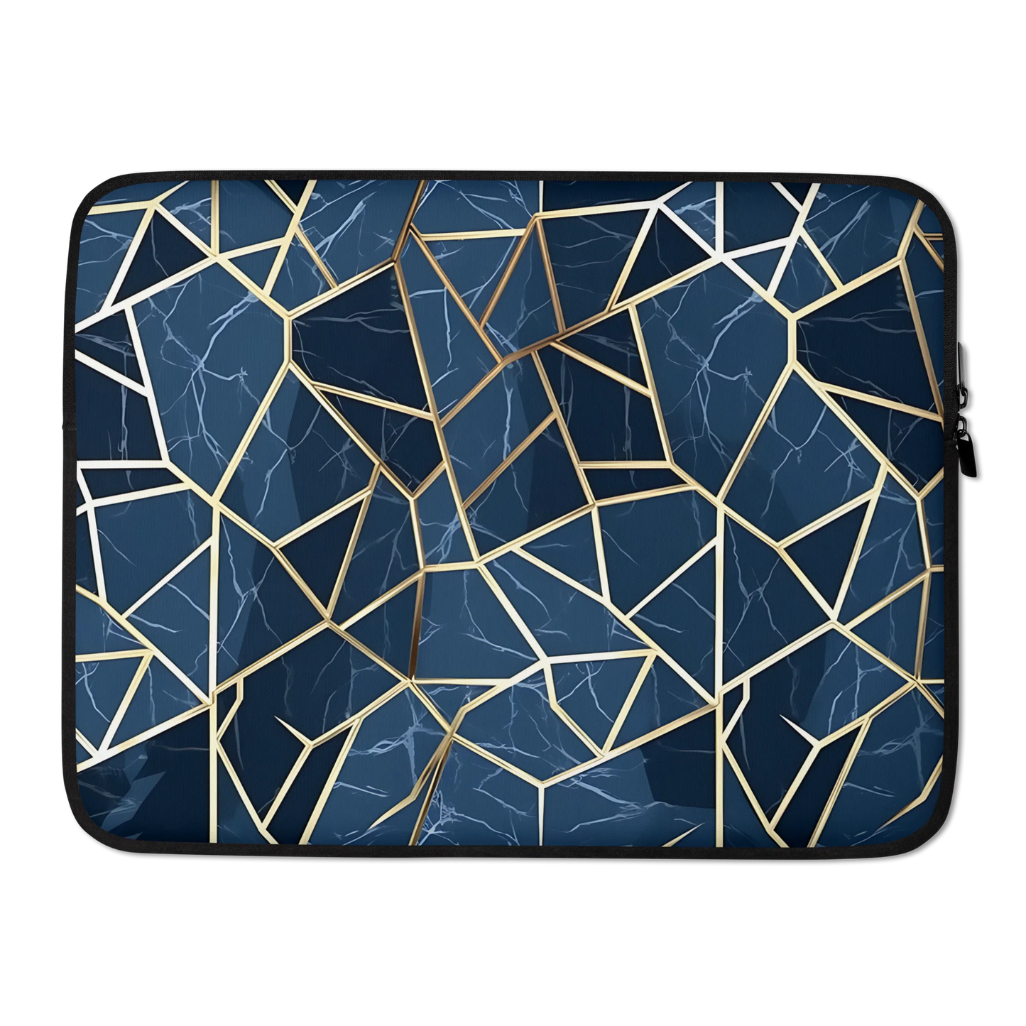 Blue Geometric Nordic Sky Laptop Sleeve