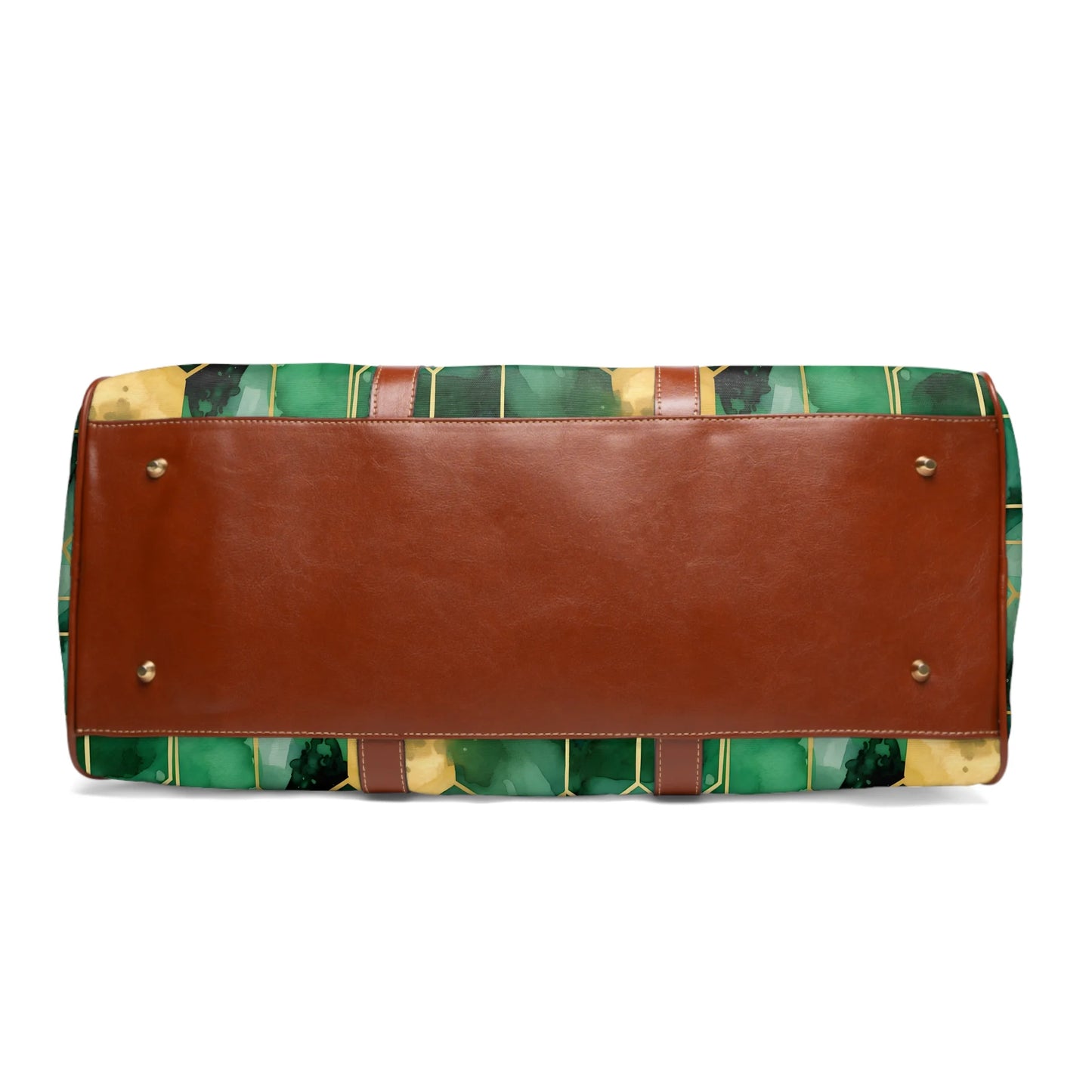 Abstract Verdant Elegance Travel Bag