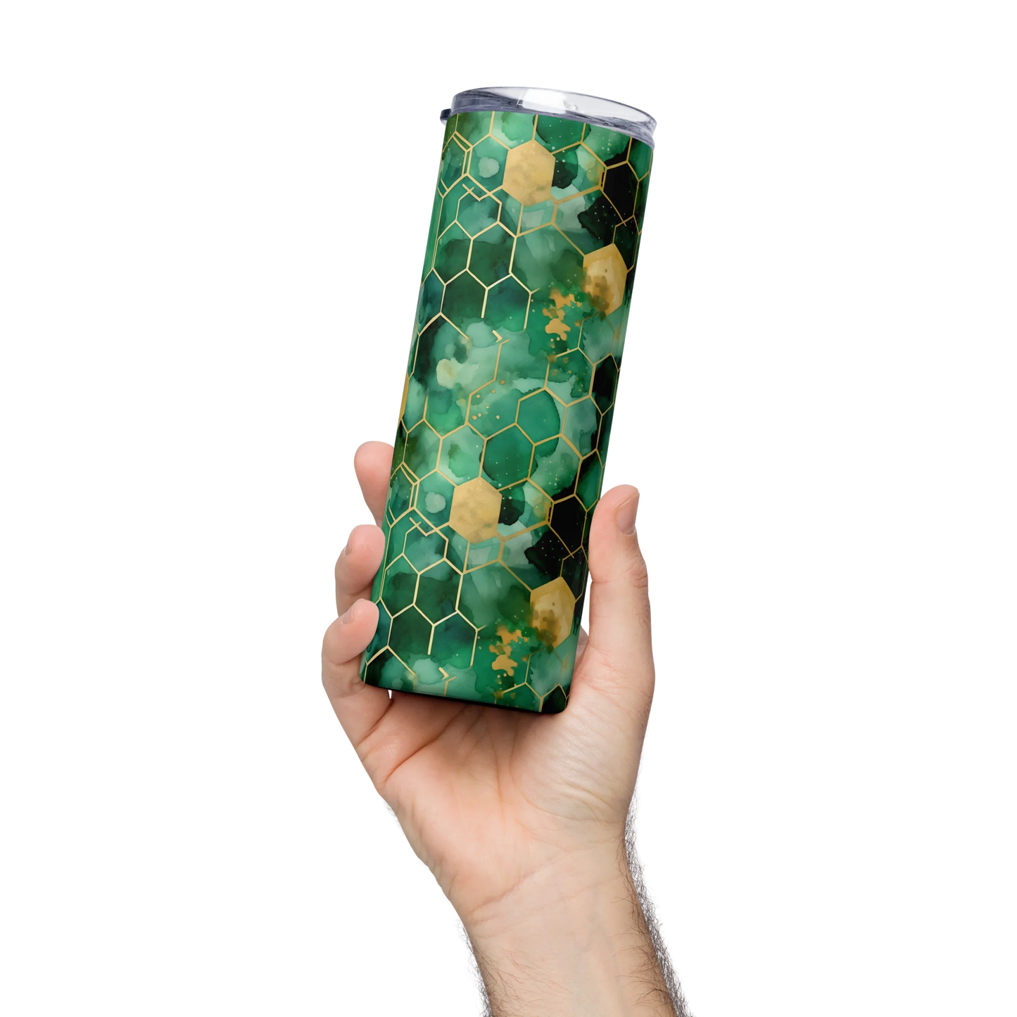 Abstract Verdant Elegance Tumbler