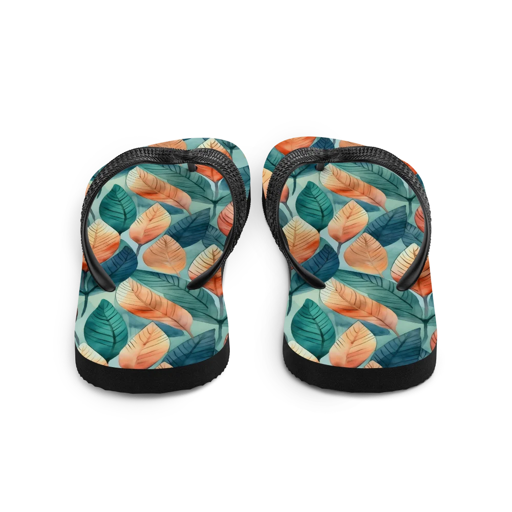 Leafy Minimalism Flip-flops