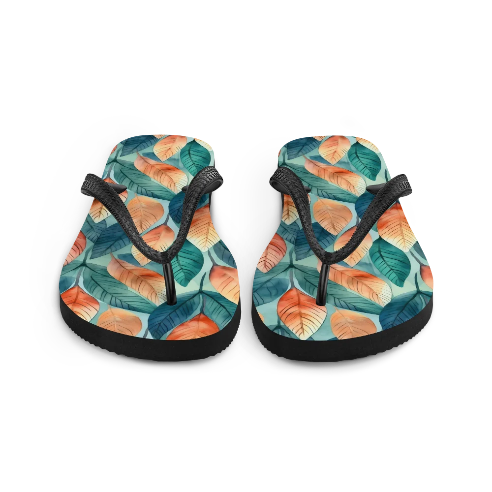 Leafy Minimalism Flip-flops