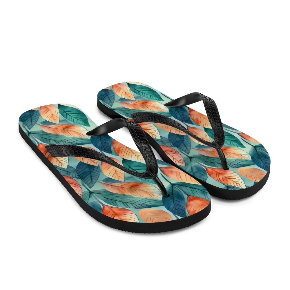 Leafy Minimalism Flip-flops